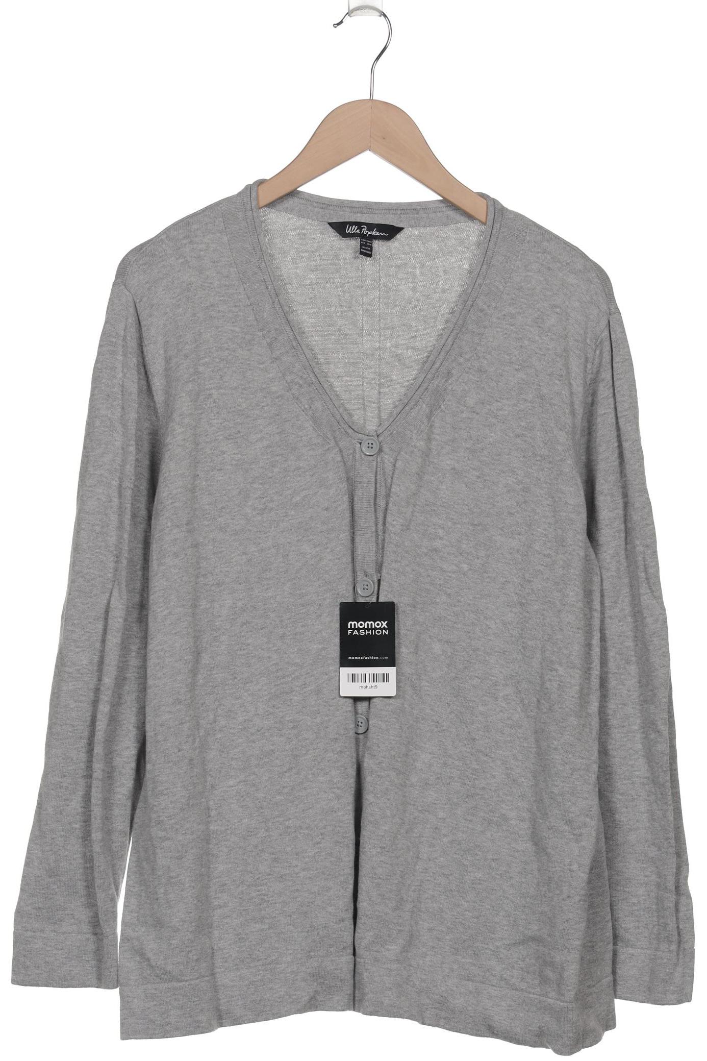 

Ulla Popken Damen Strickjacke, grau, Gr. 46