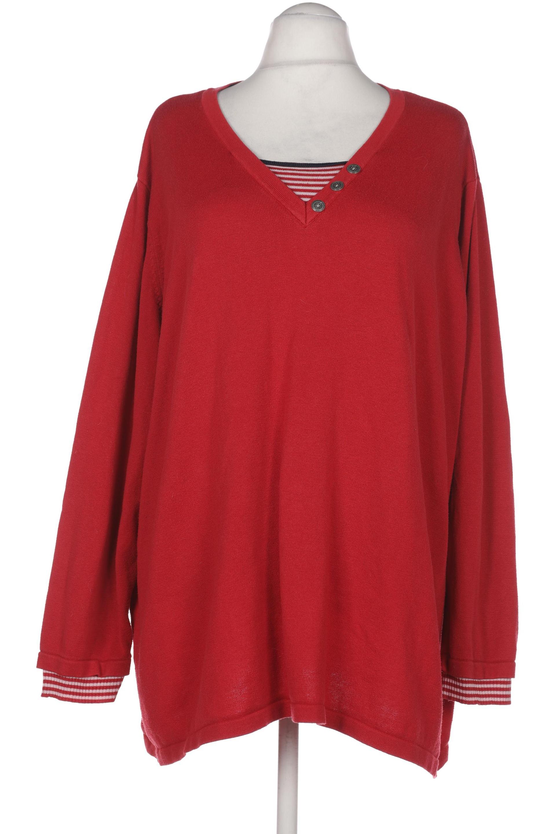 

Ulla Popken Damen Pullover, rot, Gr. 28