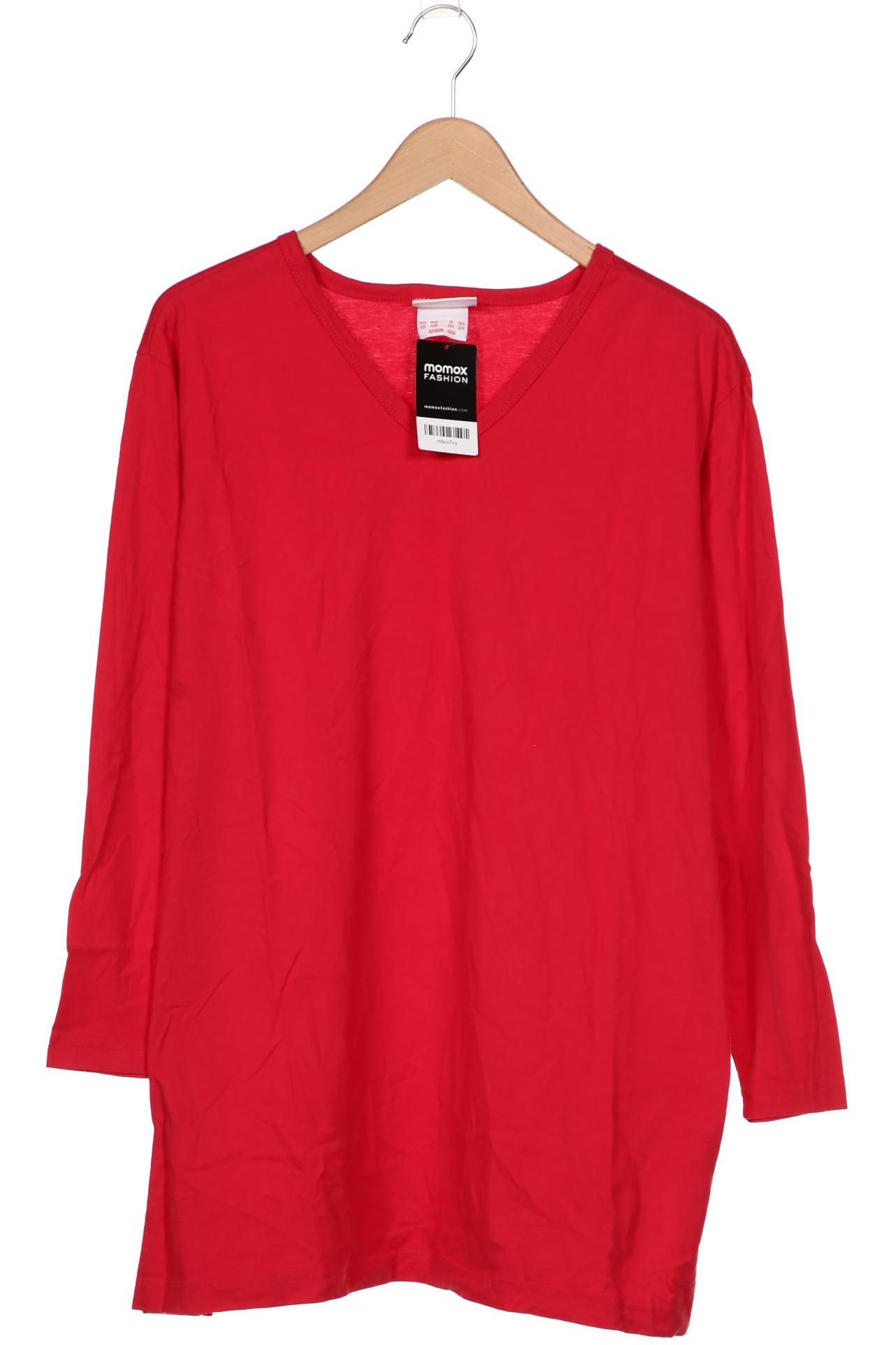 

Ulla Popken Damen Langarmshirt, rot