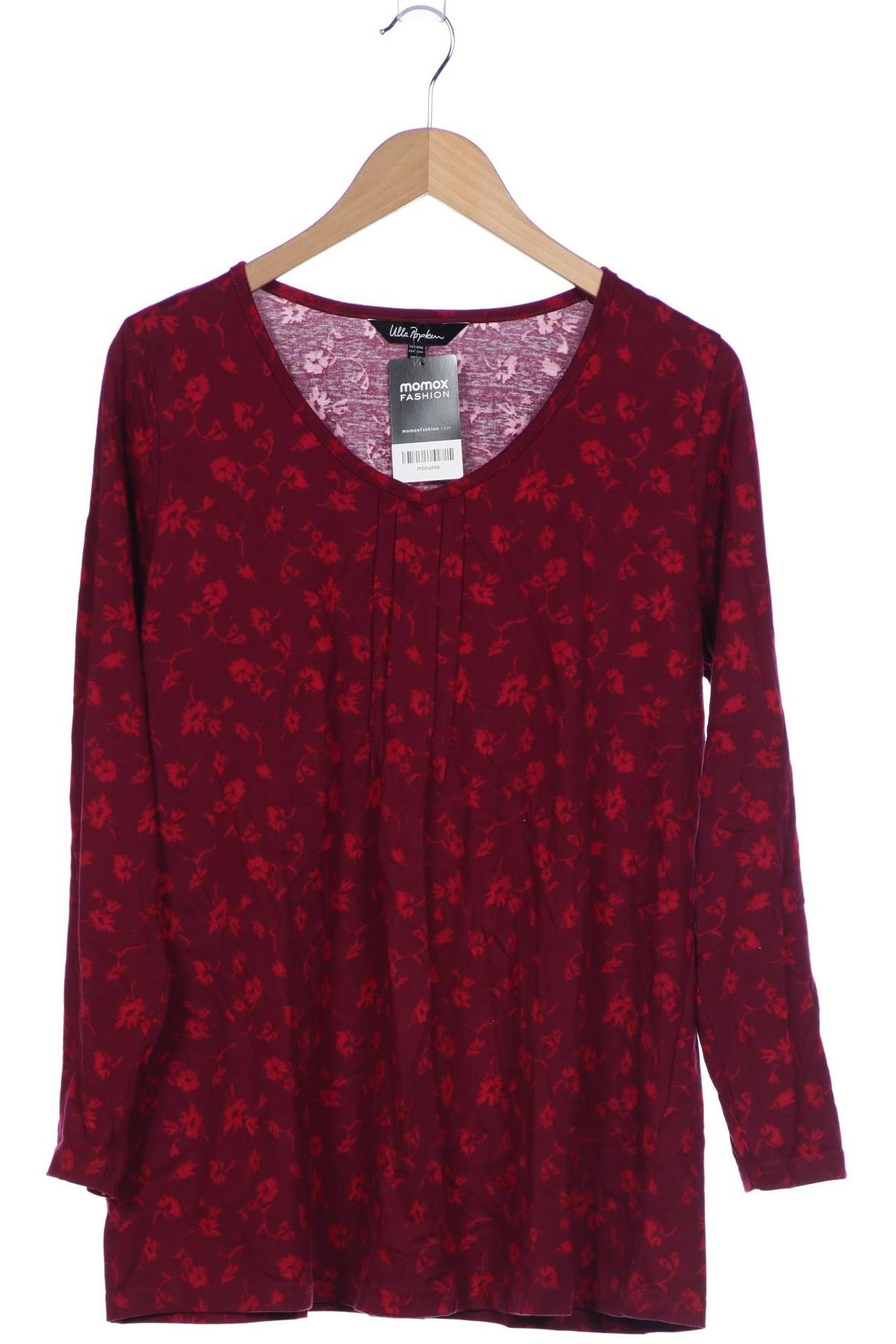 

Ulla Popken Damen Langarmshirt, bordeaux, Gr. 42