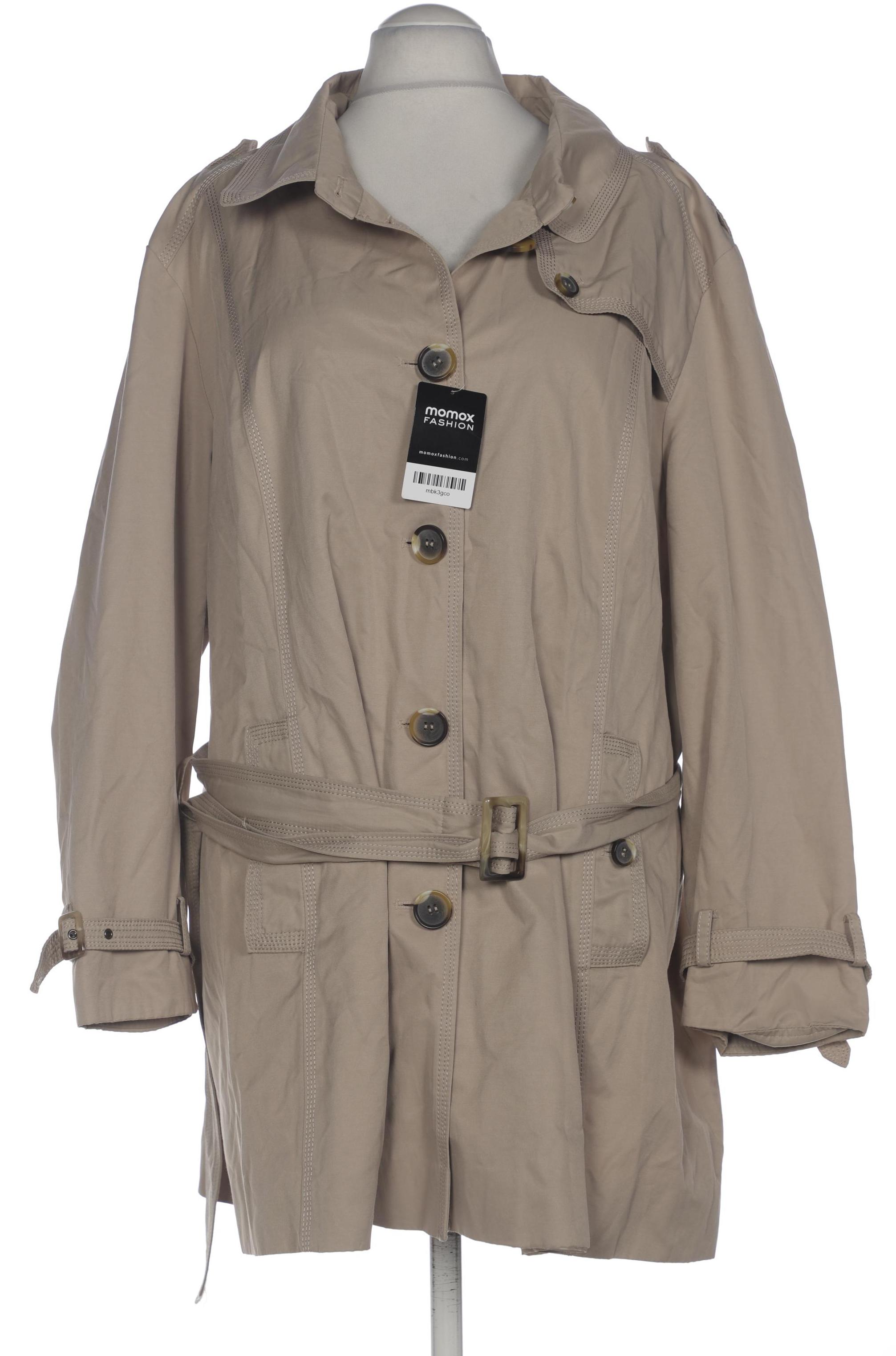 

Ulla Popken Damen Mantel, beige, Gr. 54