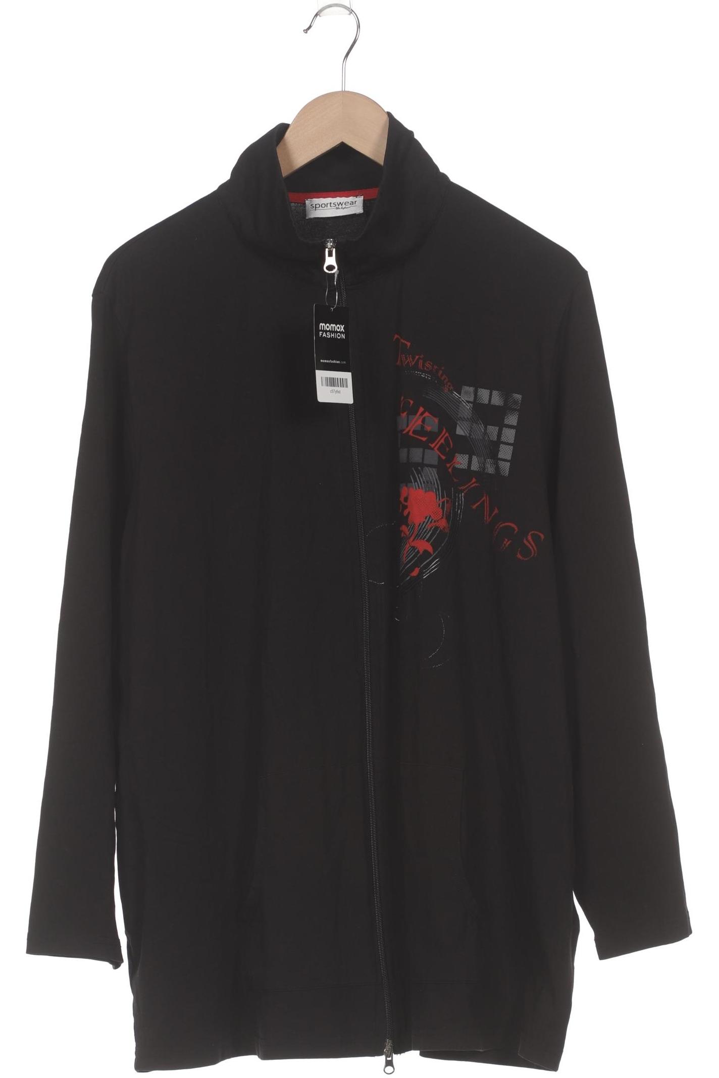 

Ulla Popken Damen Sweatshirt, schwarz, Gr. 50