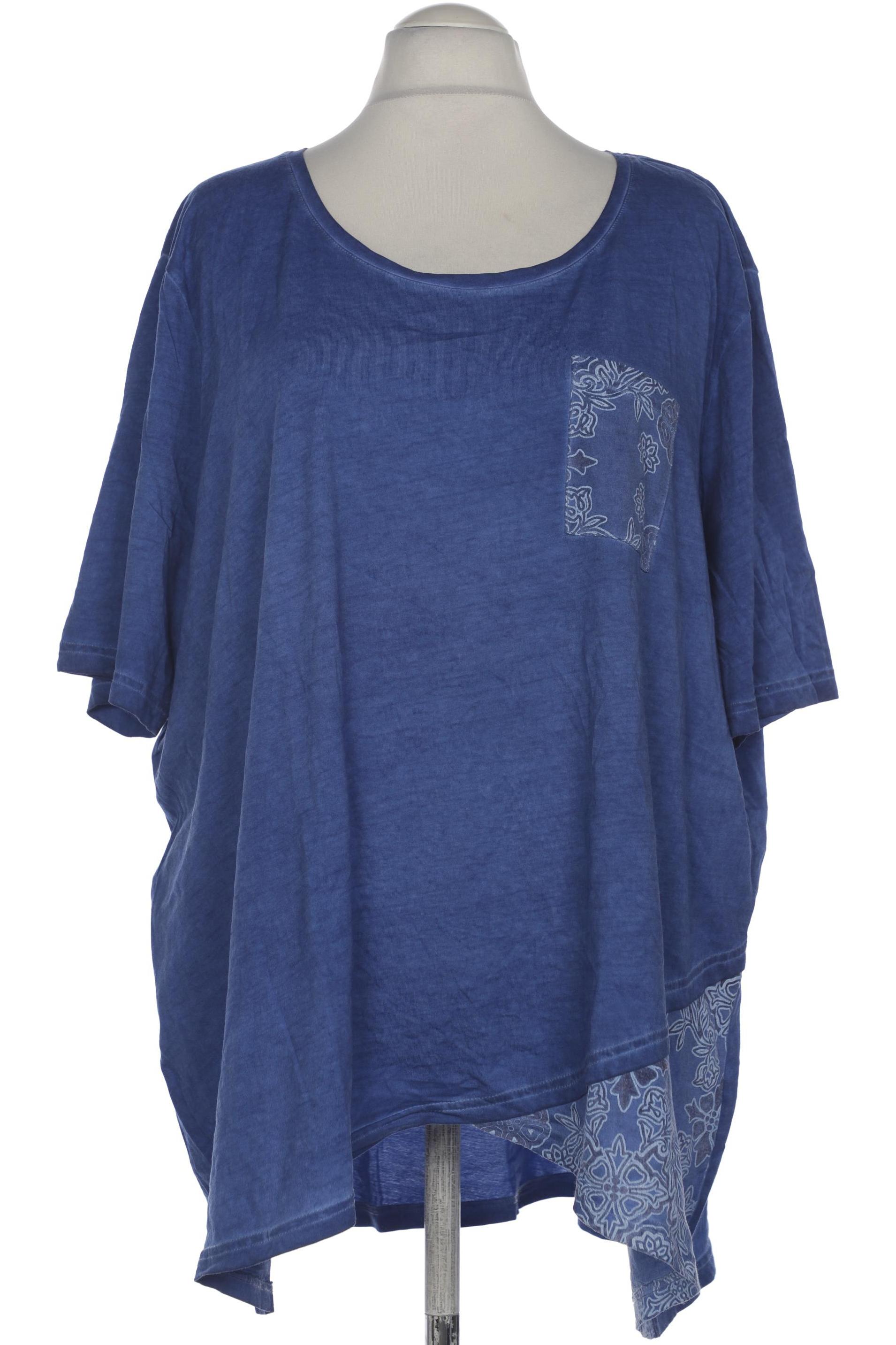 

Ulla Popken Damen T-Shirt, blau, Gr. 54
