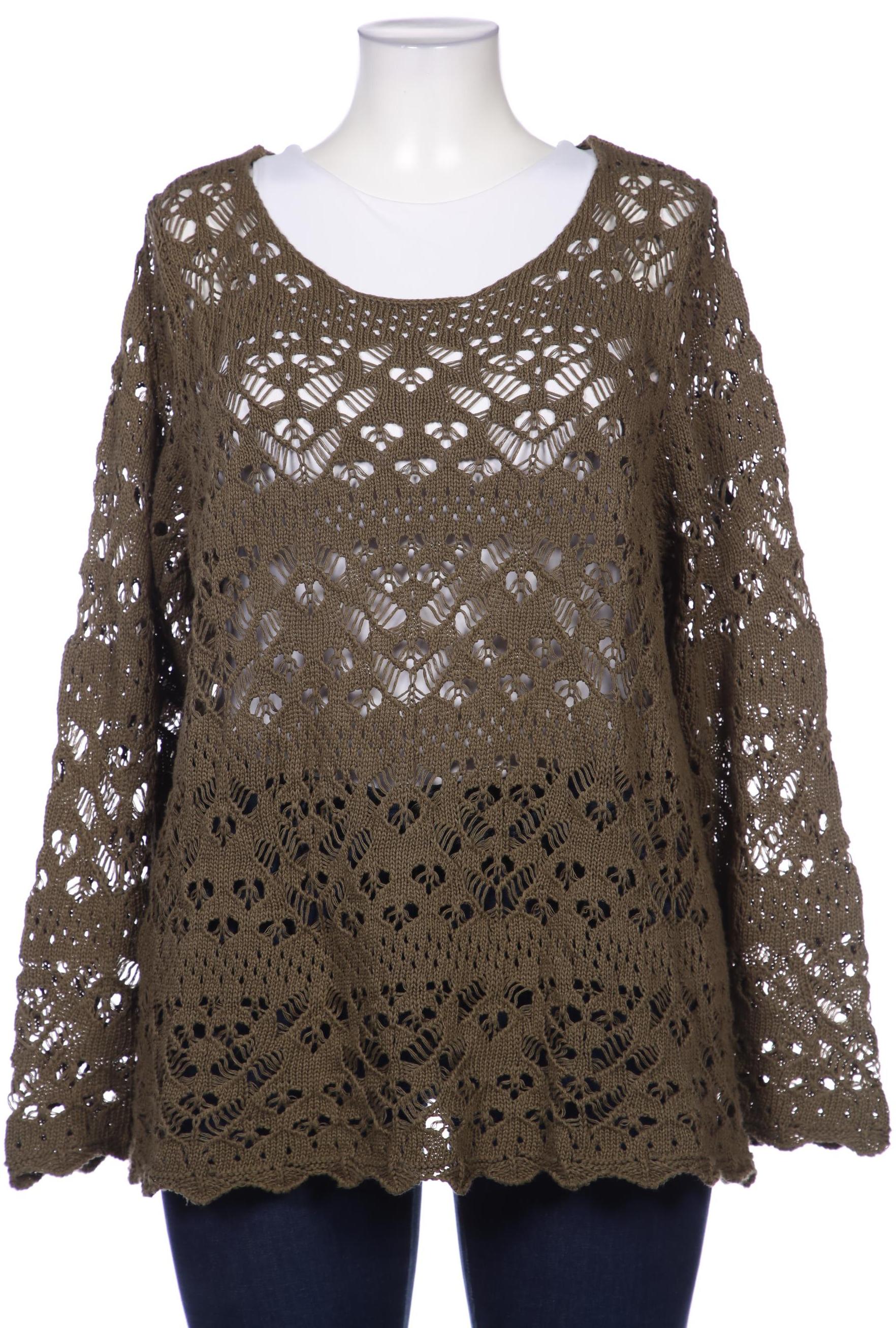 

Ulla Popken Damen Pullover, grün, Gr. 46
