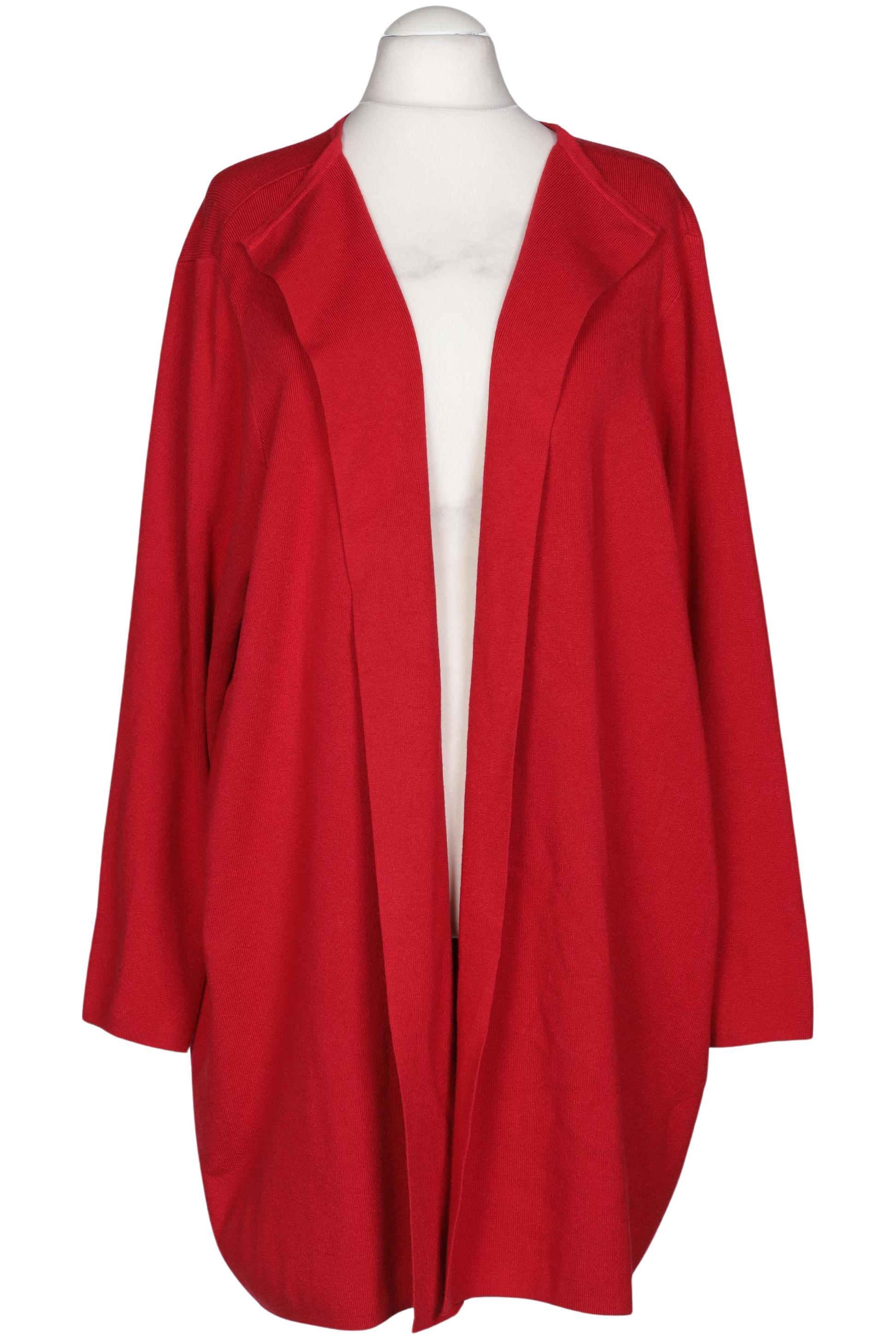 

Ulla Popken Damen Strickjacke, rot, Gr. 58