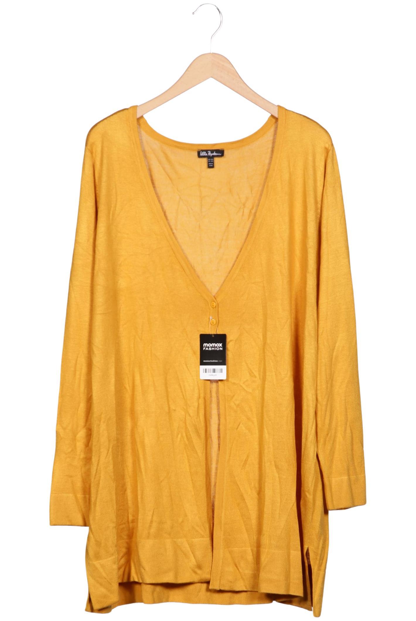 

Ulla Popken Damen Strickjacke, gelb, Gr. 50