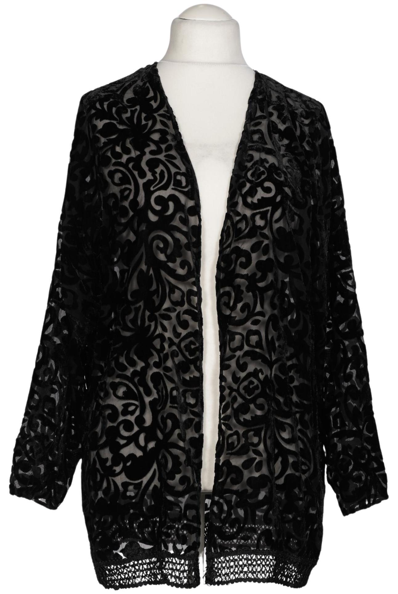 

Ulla Popken Damen Strickjacke, schwarz, Gr. 42