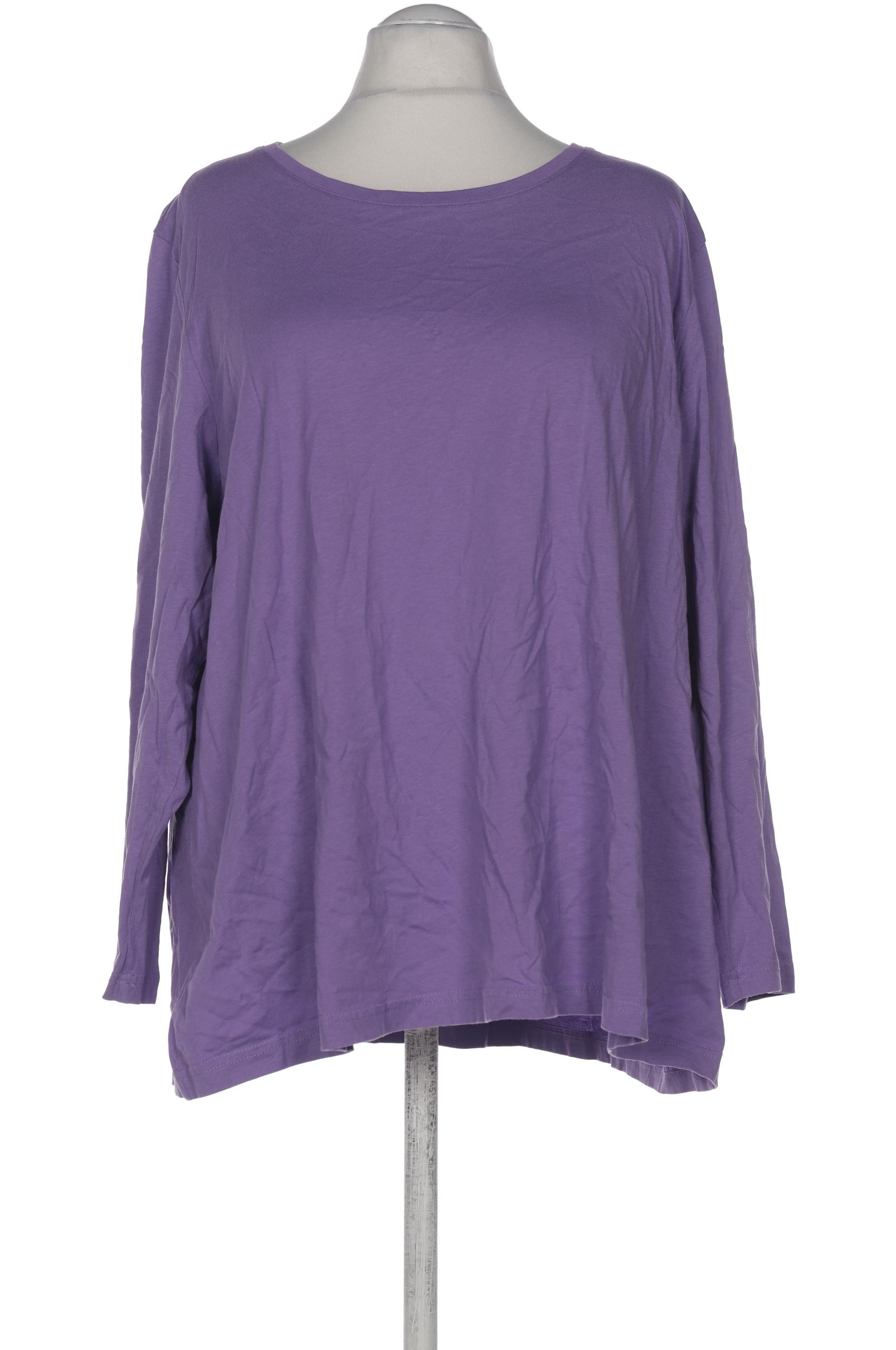 

Ulla Popken Damen Langarmshirt, flieder, Gr. 54