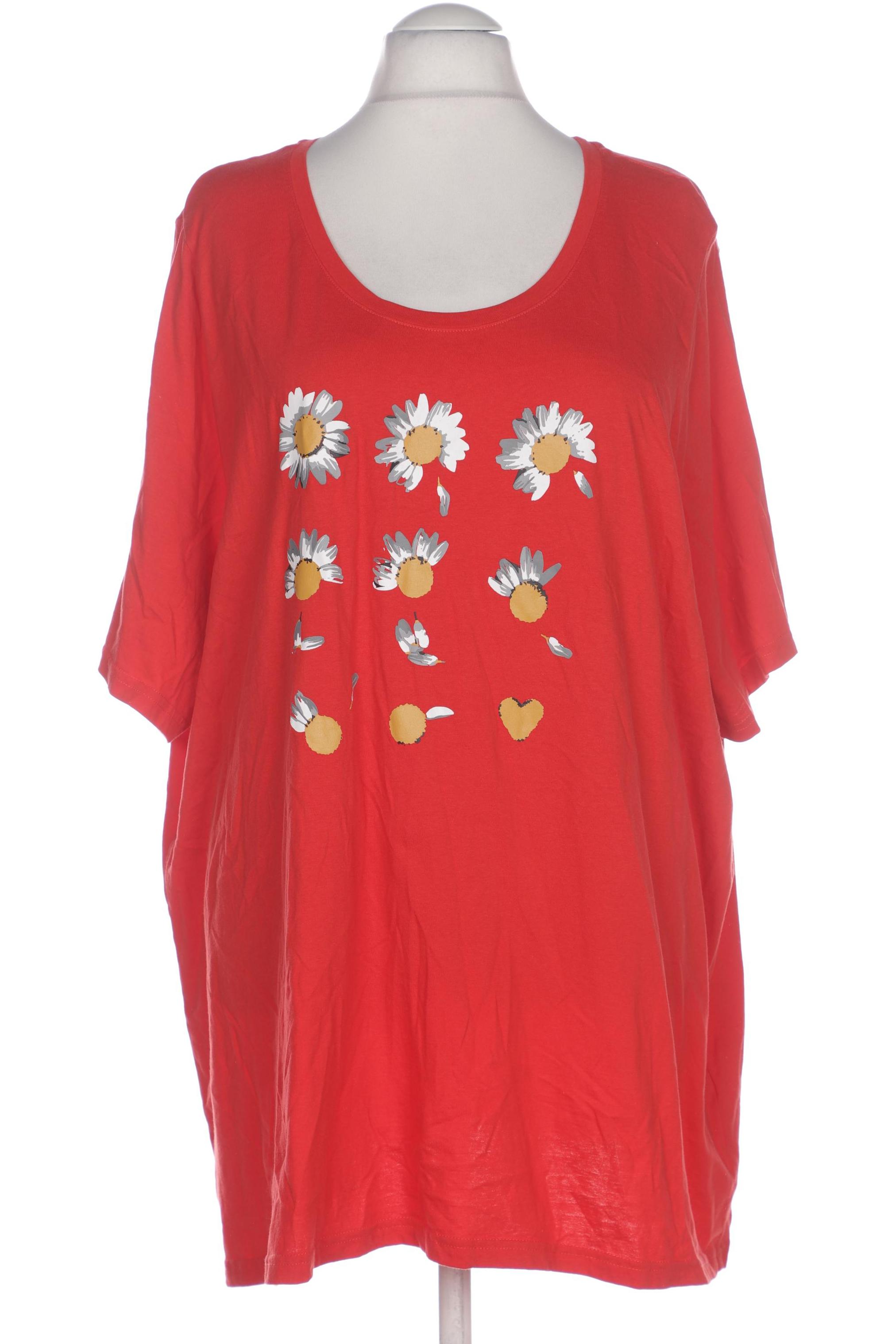 

Ulla Popken Damen T-Shirt, rot, Gr. 58