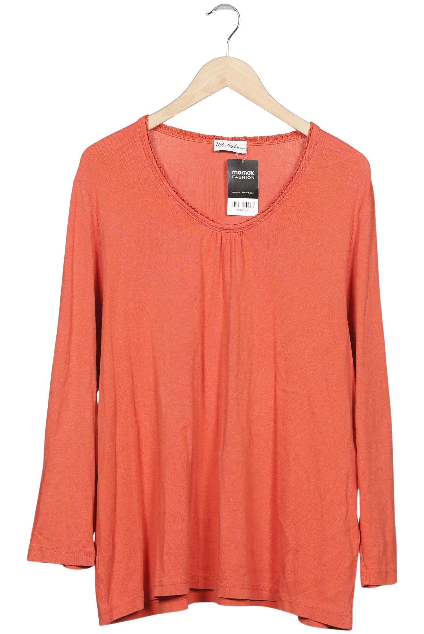 

Ulla Popken Damen Langarmshirt, orange, Gr. 50