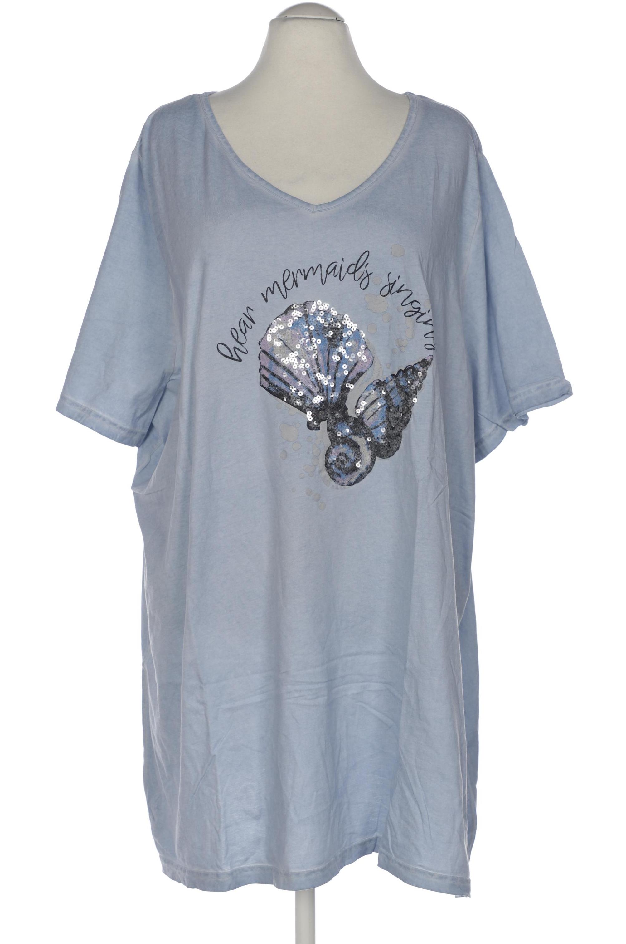 

Ulla Popken Damen T-Shirt, hellblau, Gr. 58