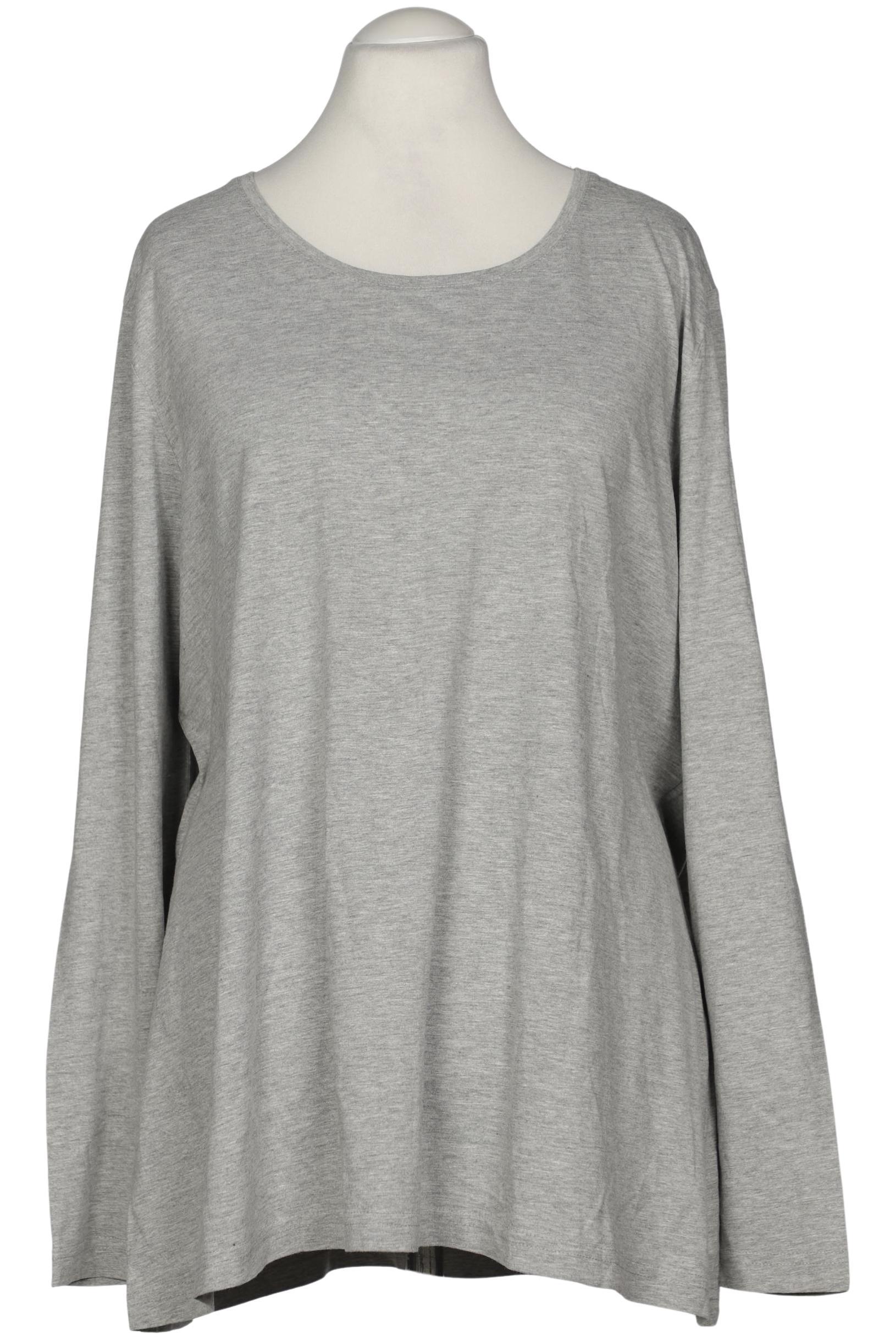 

Ulla Popken Damen Langarmshirt, grau, Gr. 54
