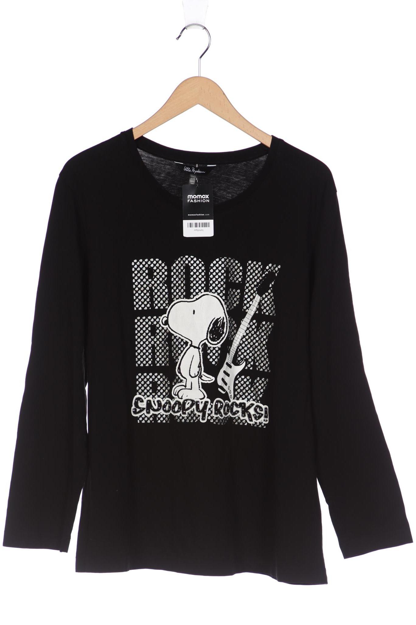 

Ulla Popken Damen Langarmshirt, schwarz, Gr. 46