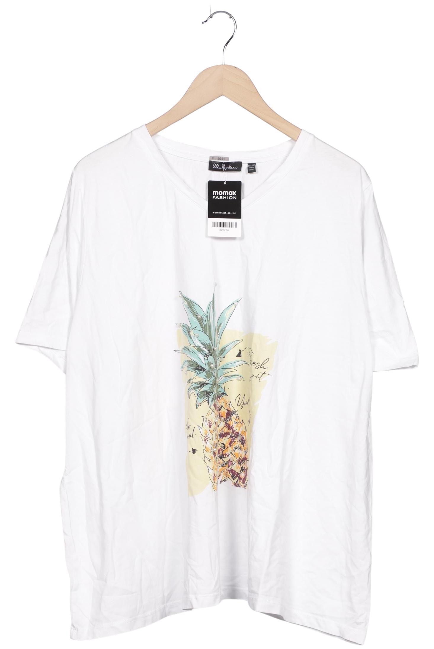 

Ulla Popken Damen T-Shirt, weiß, Gr. 54