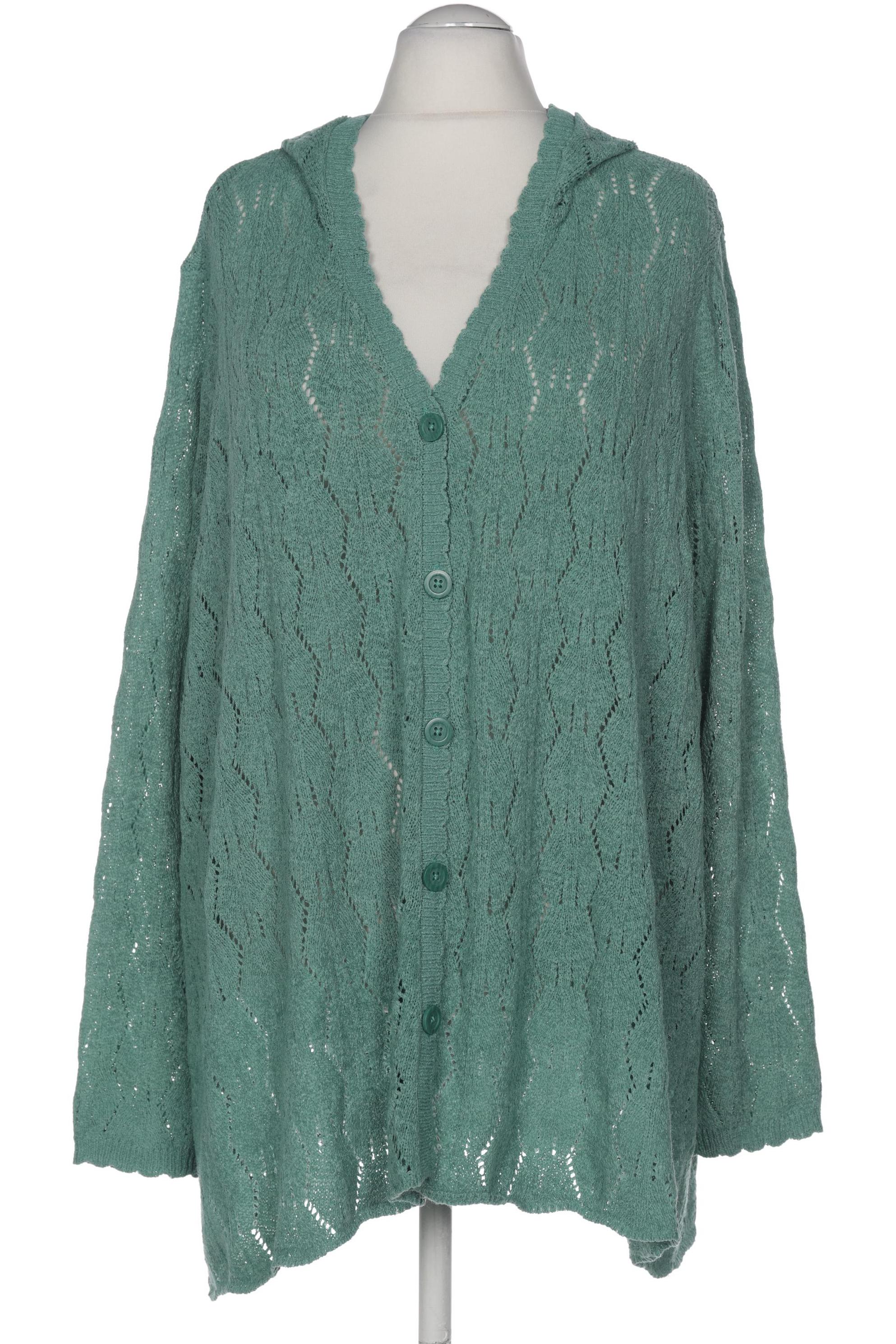 

Ulla Popken Damen Strickjacke, grün, Gr. 58