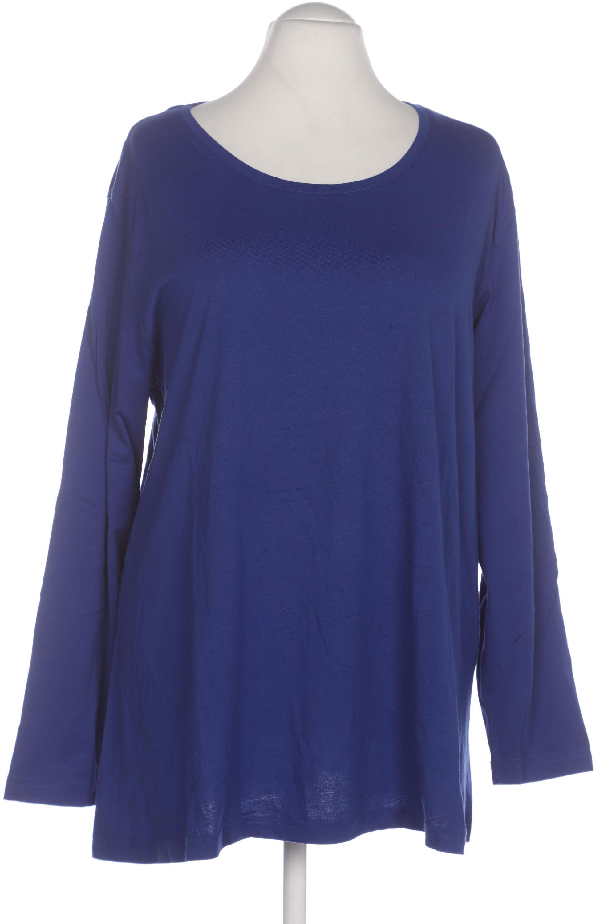 

Ulla Popken Damen Langarmshirt, blau, Gr. 54