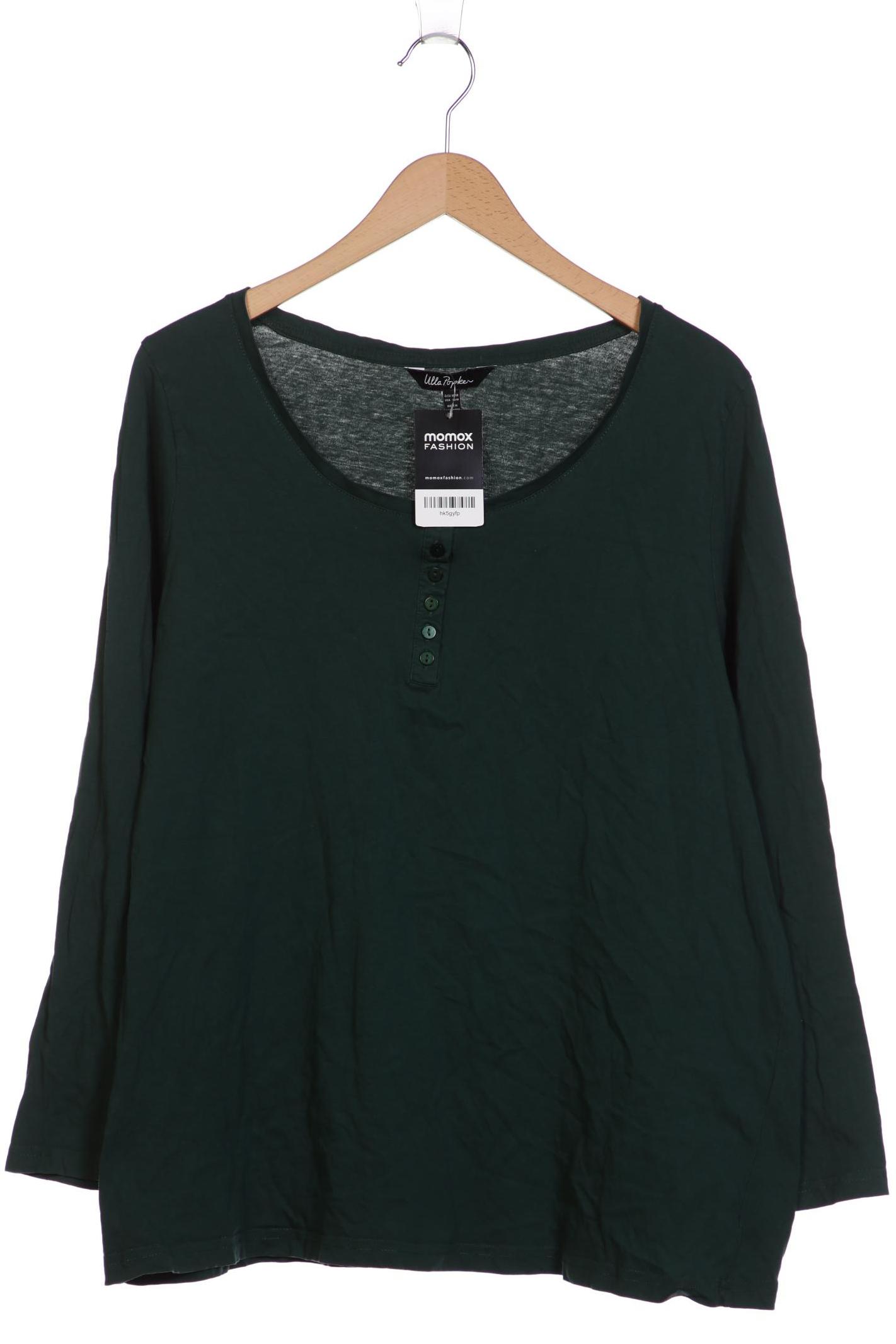 

Ulla Popken Damen Langarmshirt, grün, Gr. 46