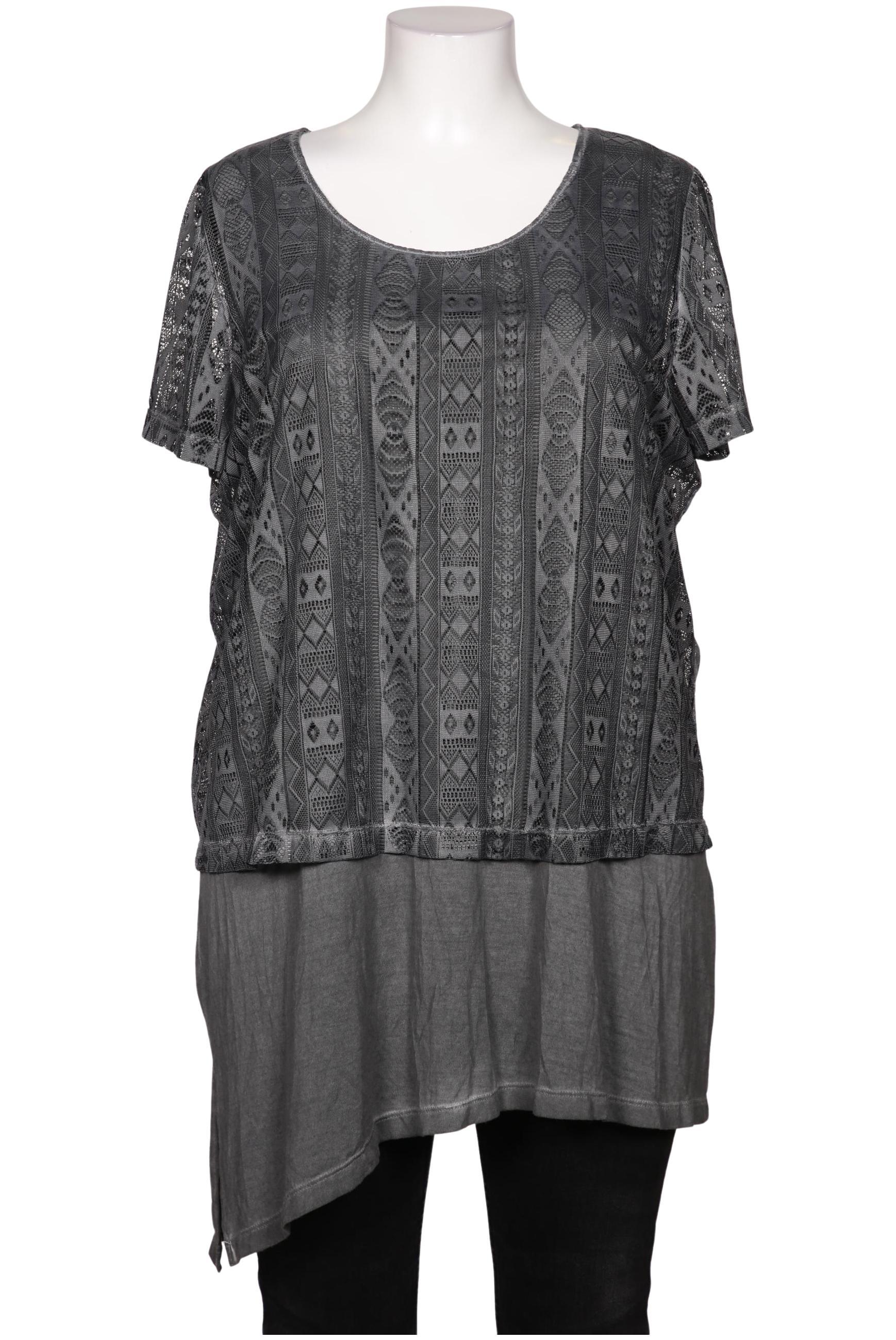 

Ulla Popken Damen Bluse, grau, Gr. 46