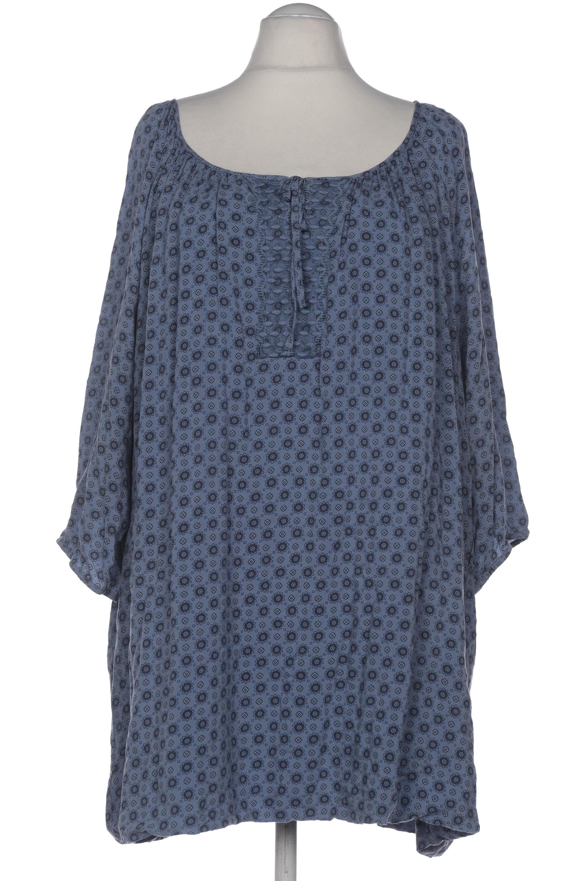 

Ulla Popken Damen Bluse, blau, Gr. 54