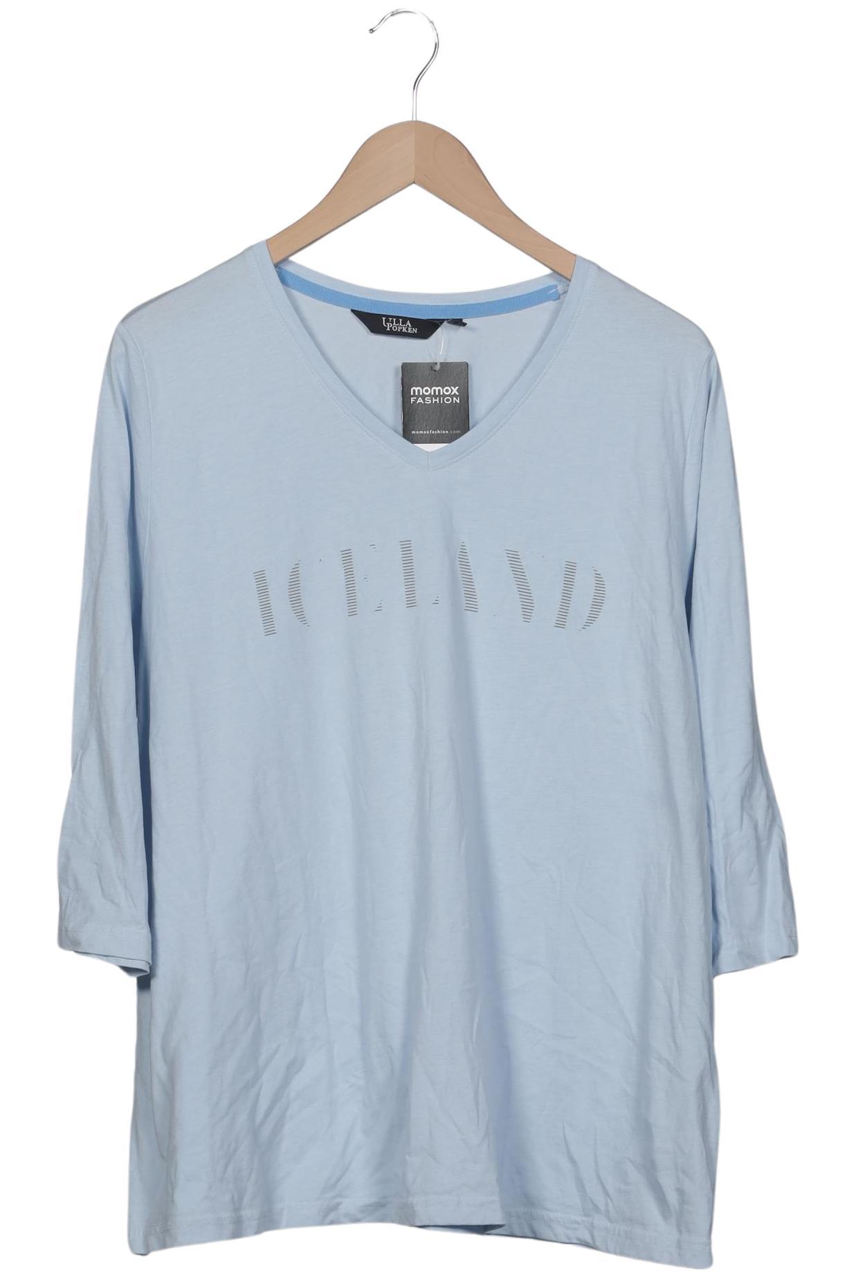 

Ulla Popken Damen Langarmshirt, hellblau, Gr. 50