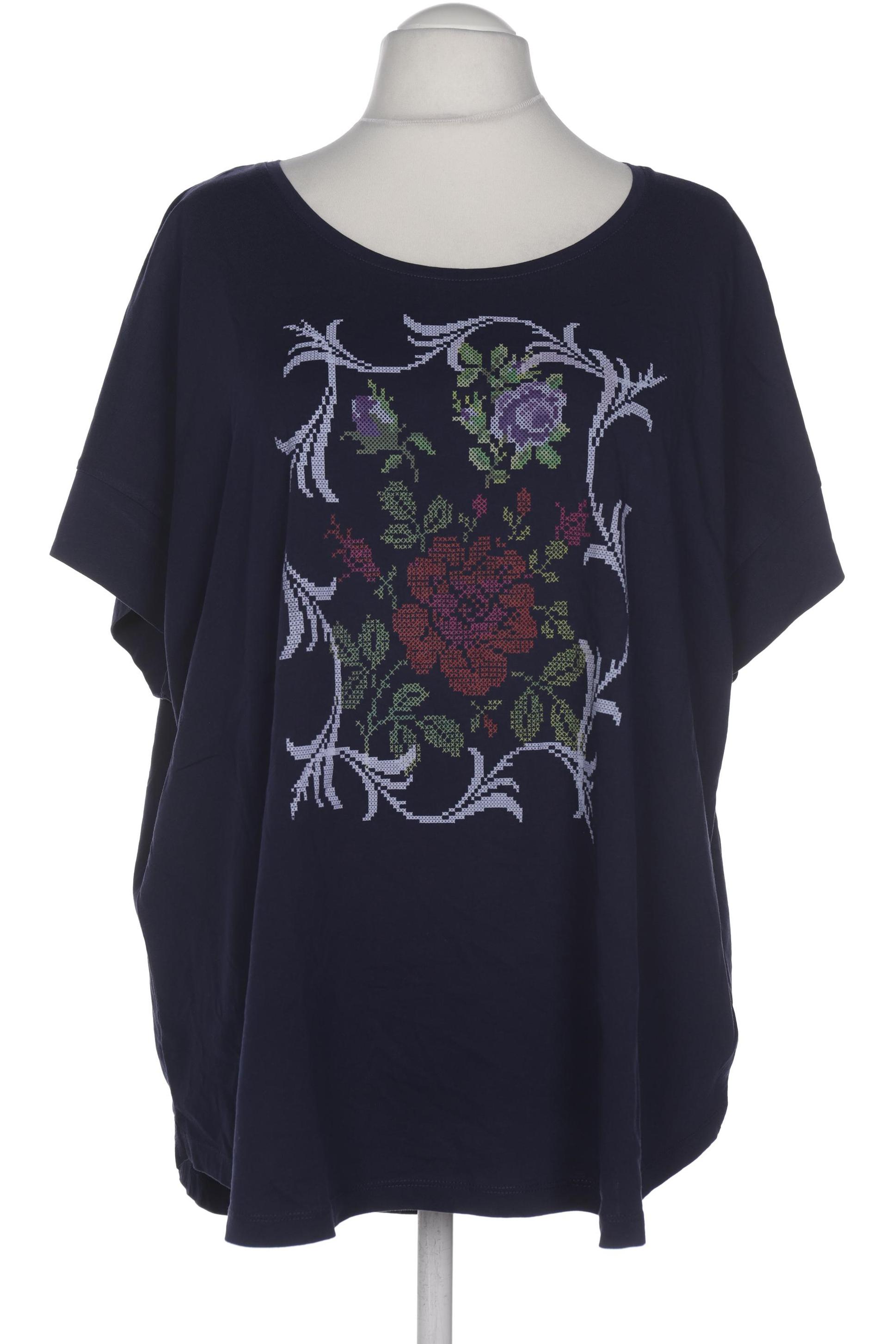 

Ulla Popken Damen T-Shirt, marineblau