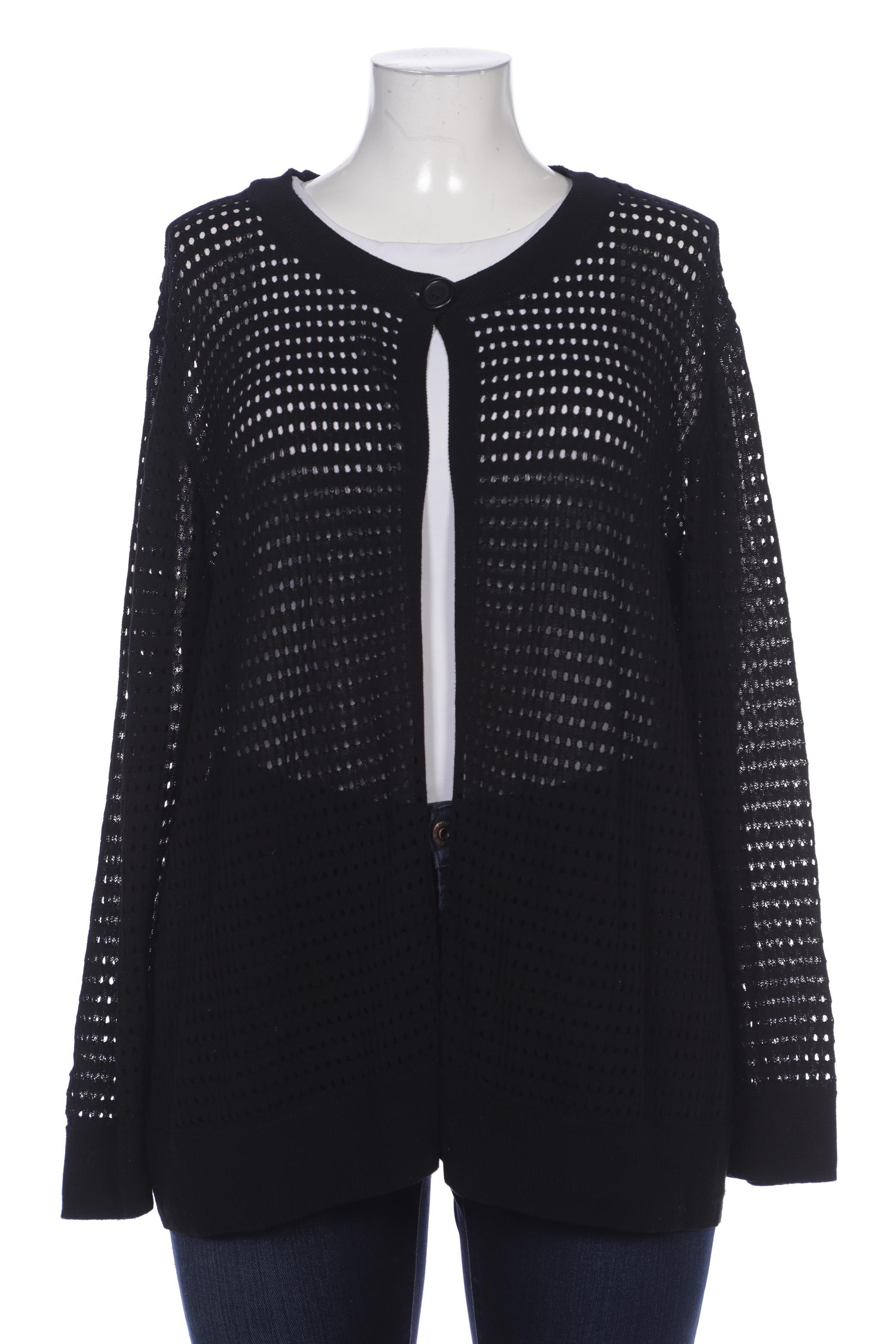 

Ulla Popken Damen Strickjacke, schwarz, Gr. 46