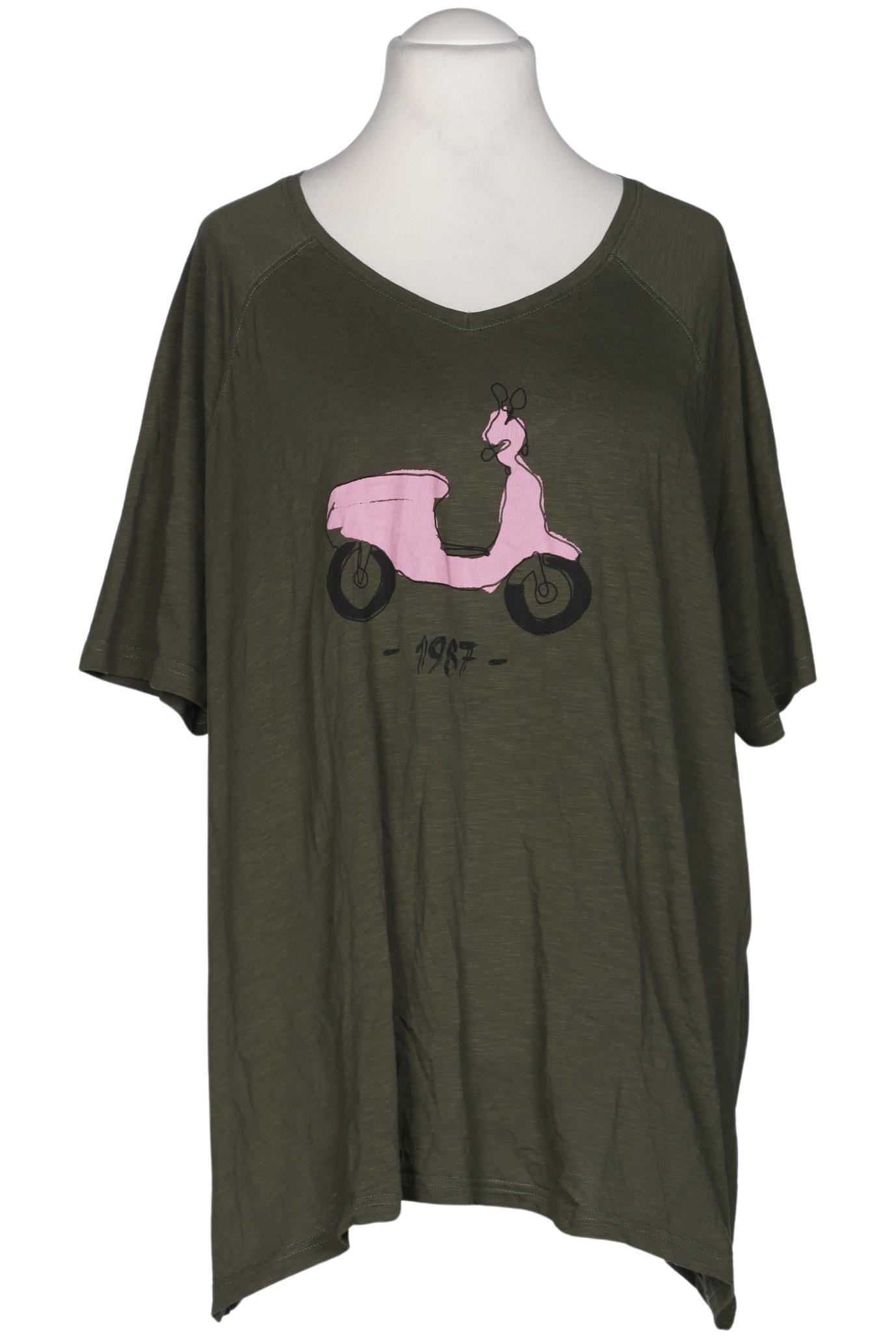 

Ulla Popken Damen T-Shirt, grün, Gr. 54