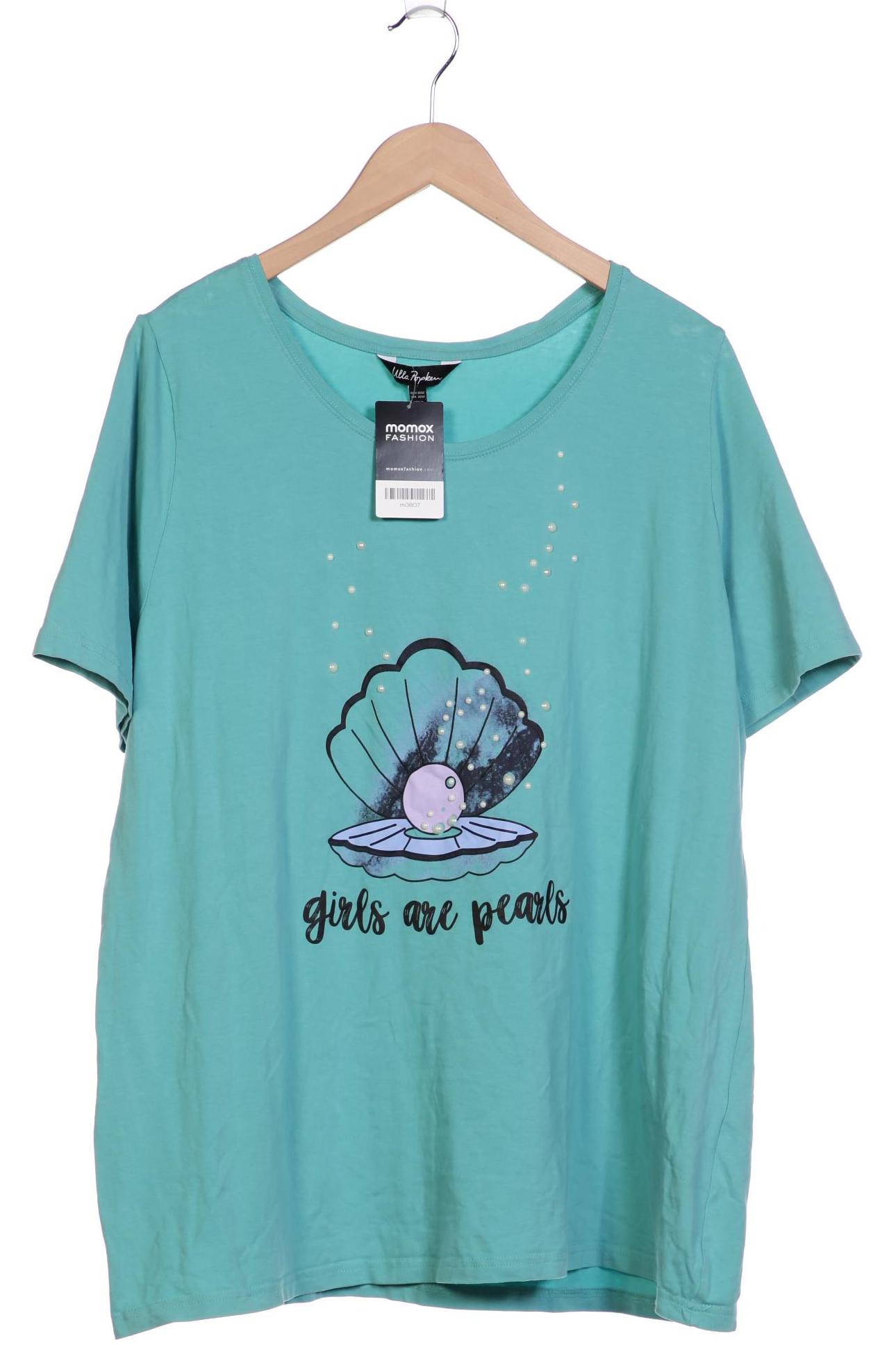 

Ulla Popken Damen T-Shirt, türkis, Gr. 50