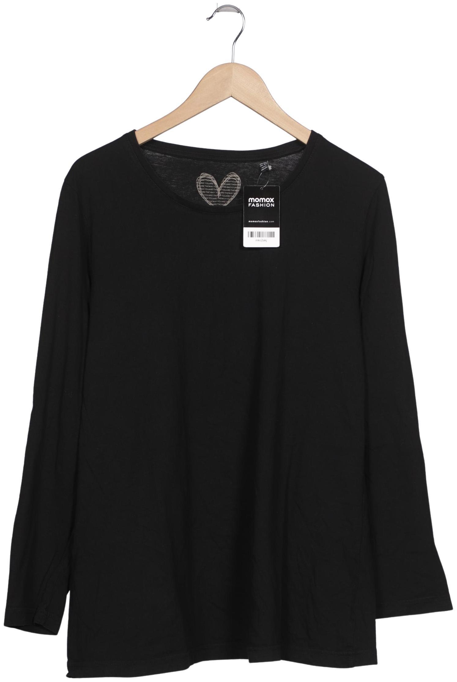

Ulla Popken Damen Langarmshirt, schwarz, Gr. 46