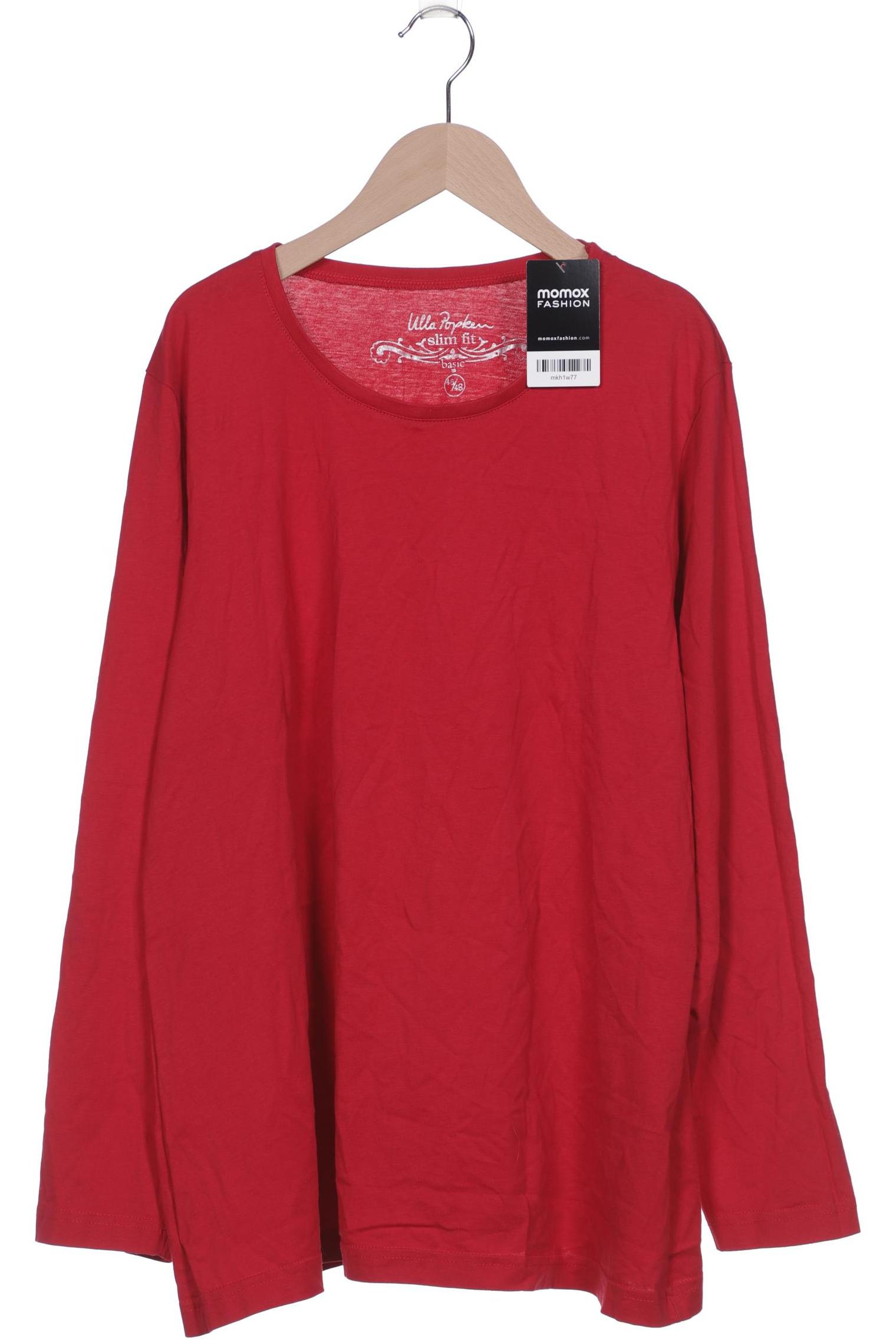 

Ulla Popken Damen Langarmshirt, rot