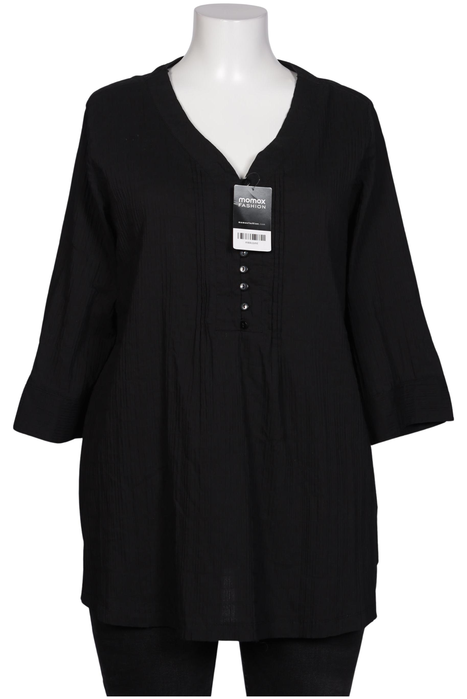 

Ulla Popken Damen Bluse, schwarz, Gr. 46