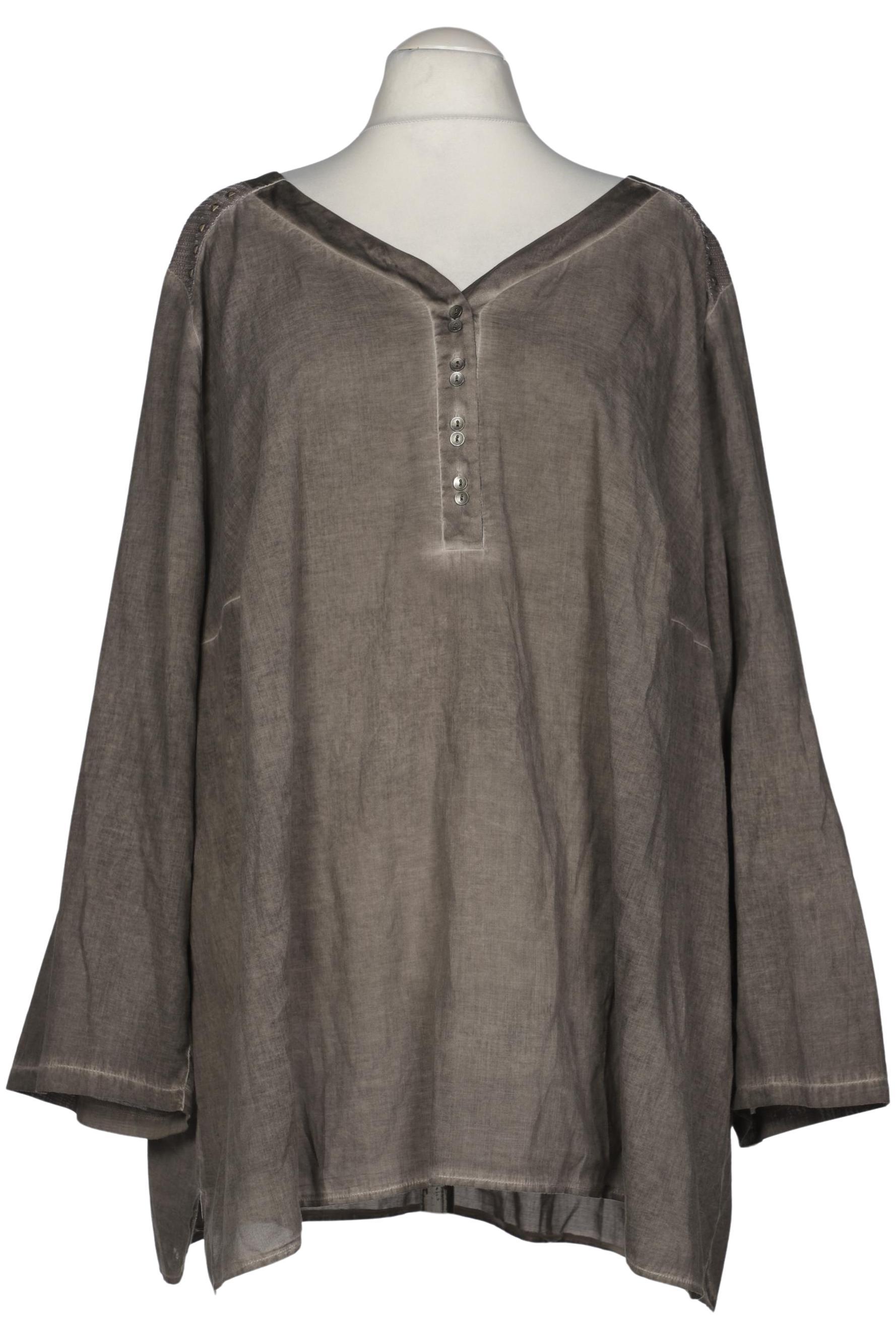 

Ulla Popken Damen Bluse, grau, Gr. 56