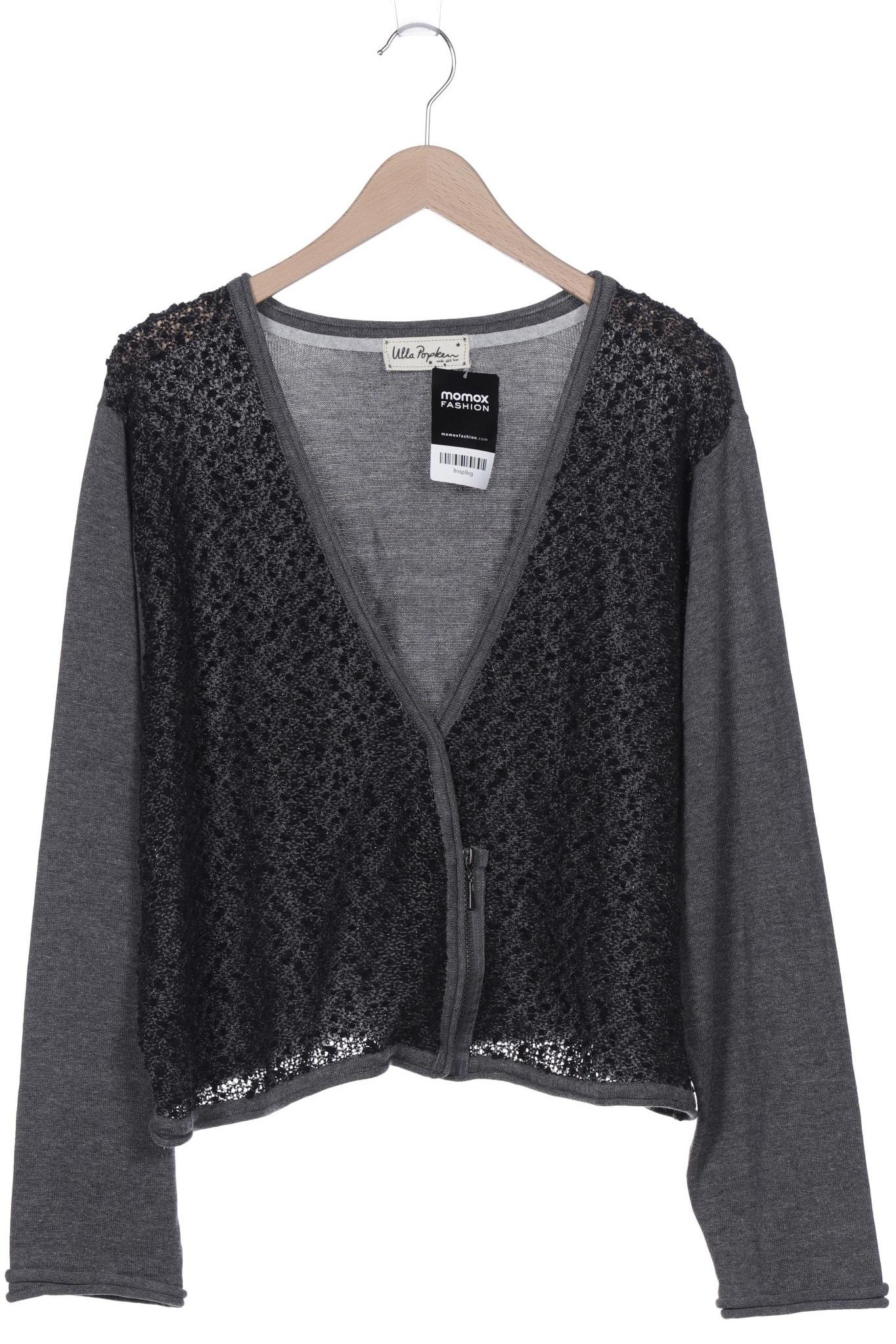 

Ulla Popken Damen Strickjacke, grau, Gr. 46