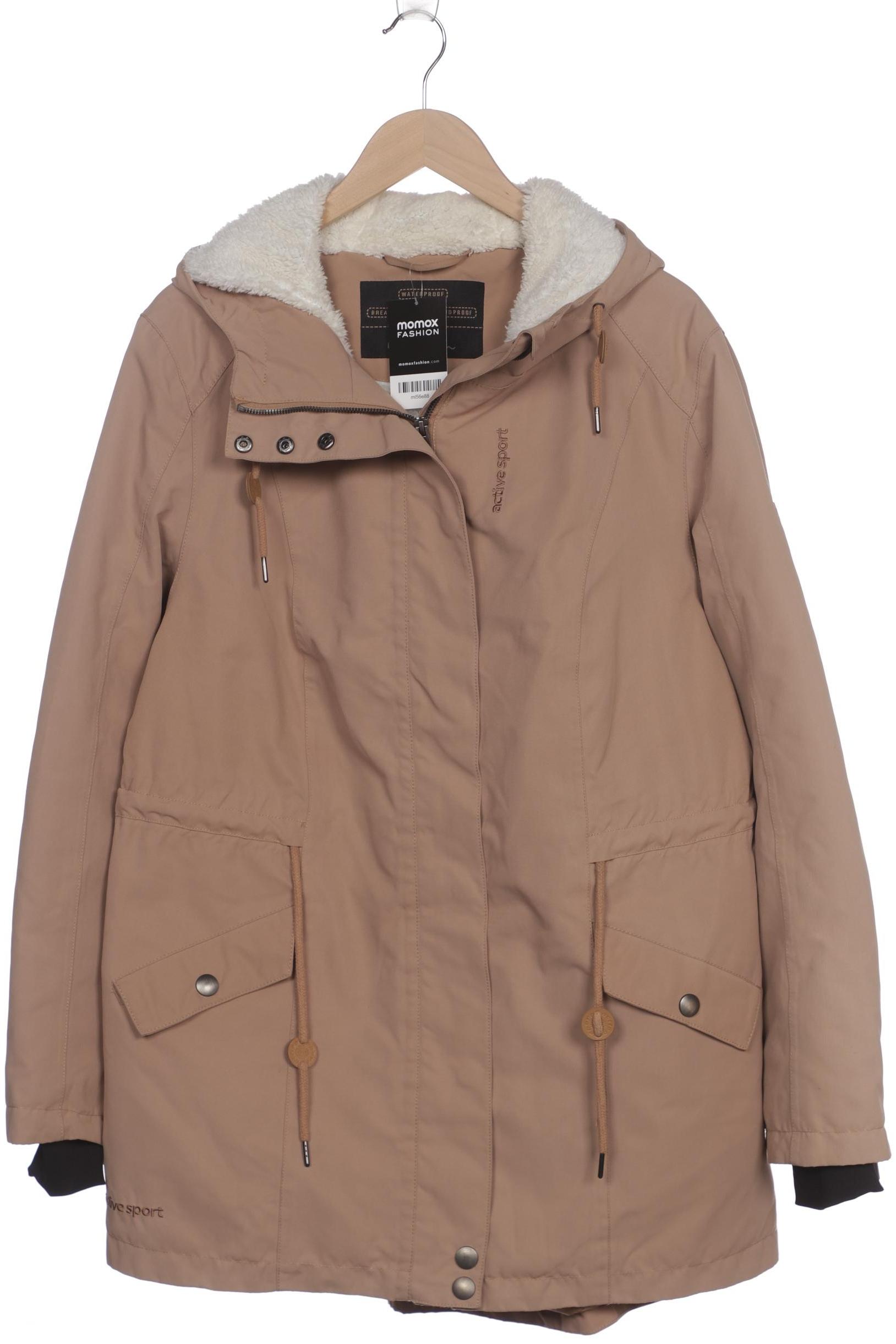

Ulla Popken Damen Jacke, beige, Gr. 46