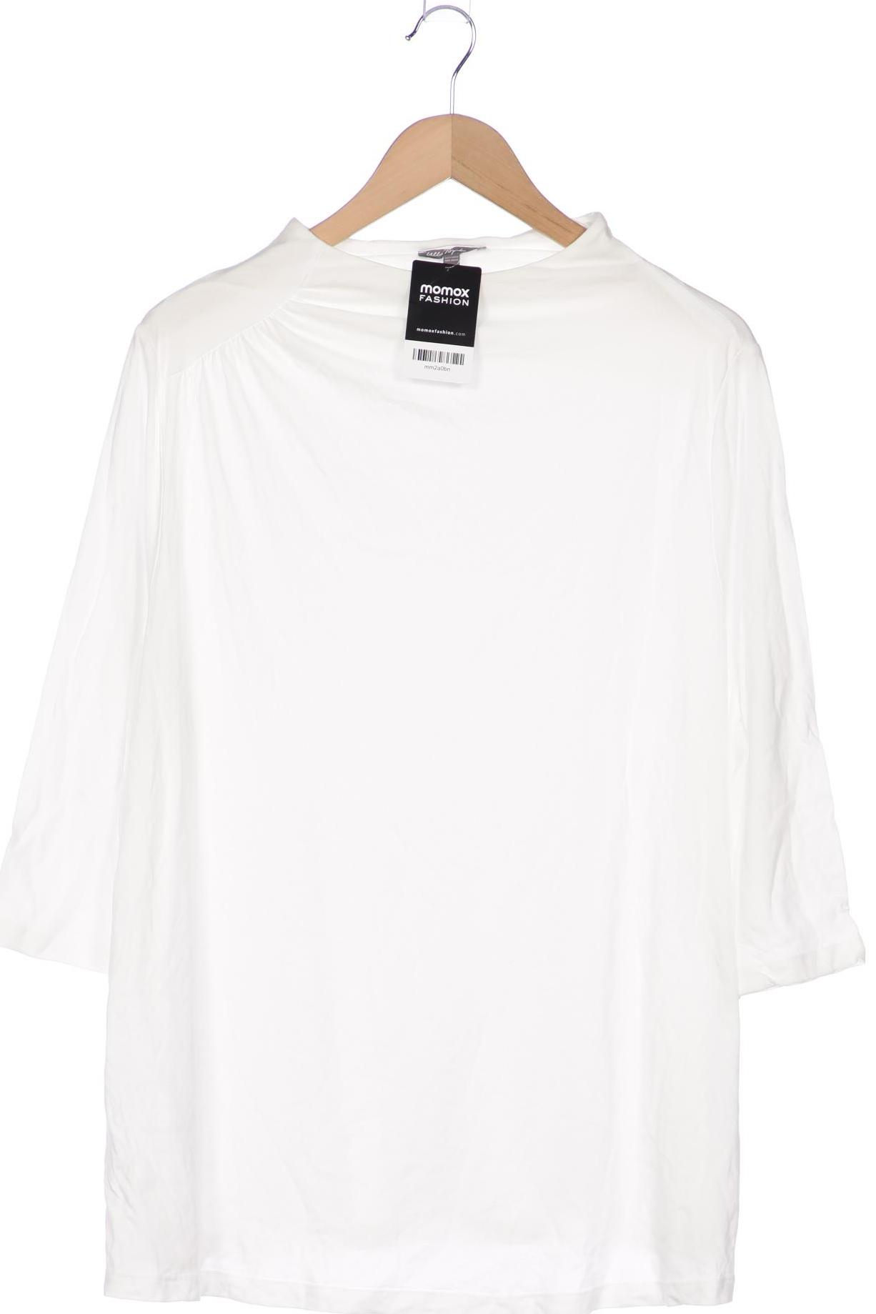

Ulla Popken Damen Langarmshirt, weiß, Gr. 50