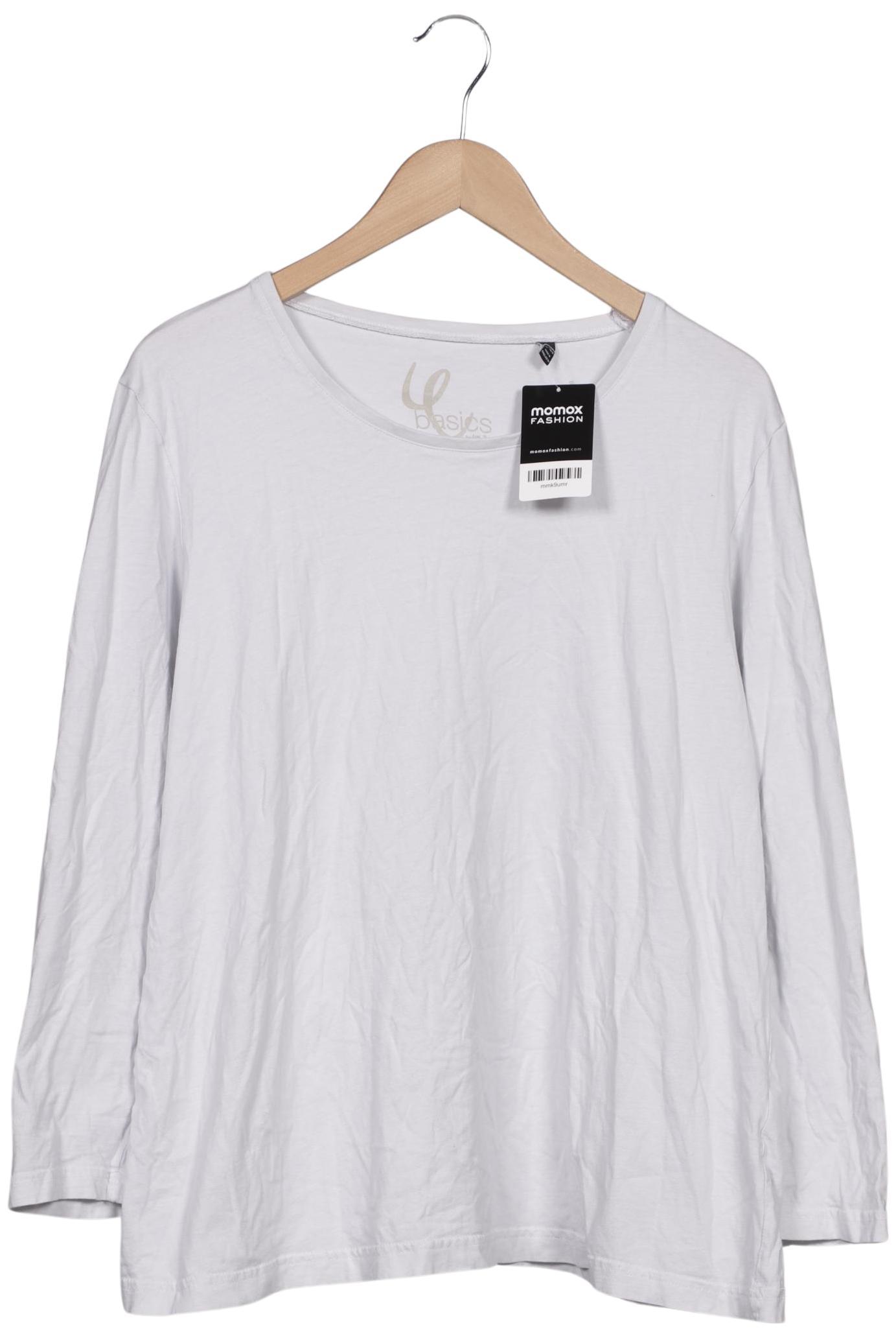 

Ulla Popken Damen Langarmshirt, grau, Gr. 46