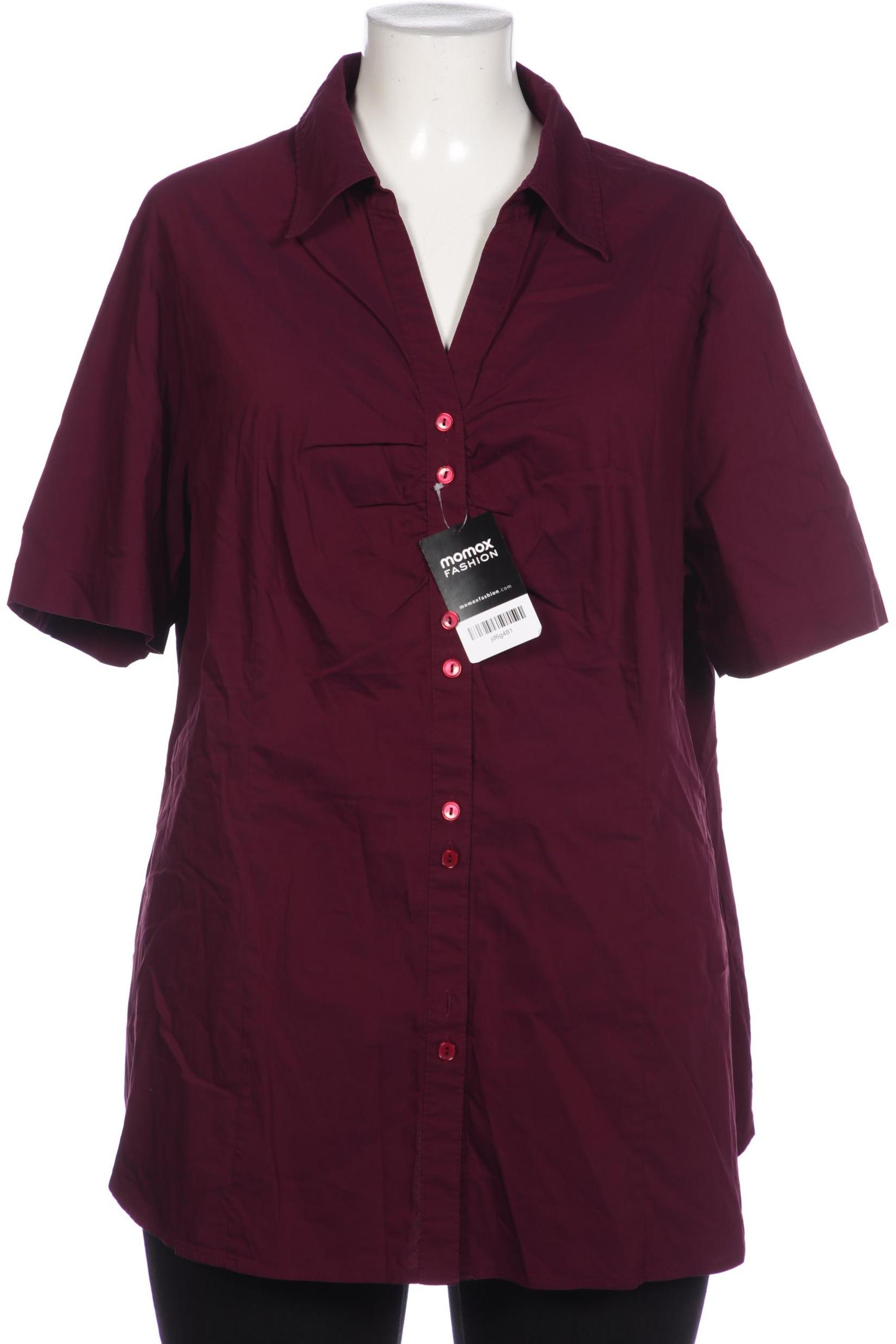 

Ulla Popken Damen Bluse, bordeaux, Gr. 52