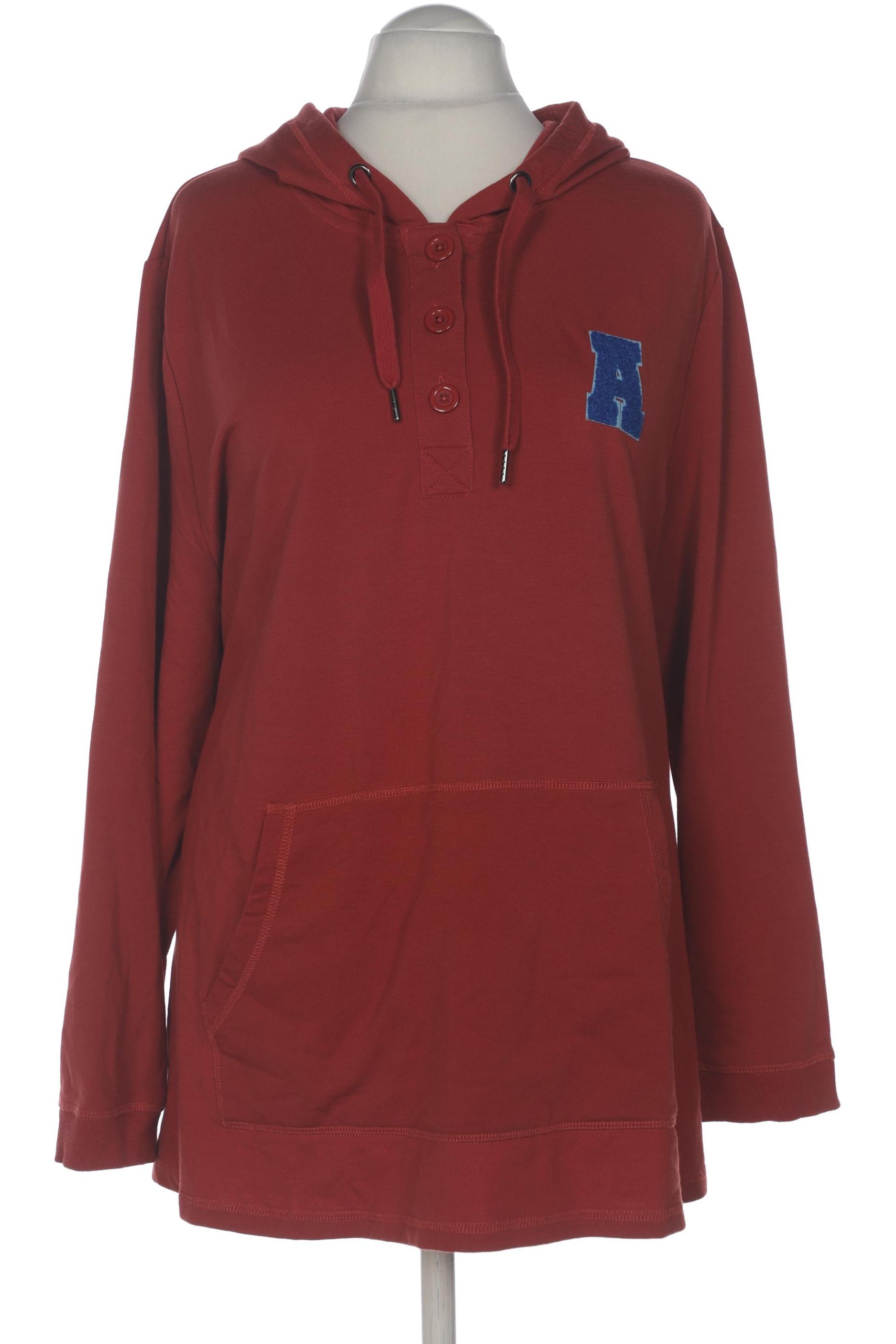 

Ulla Popken Damen Kapuzenpullover, rot, Gr. 54