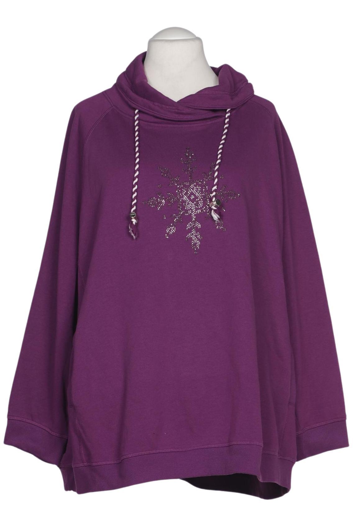 

Ulla Popken Damen Sweatshirt, flieder, Gr. 52