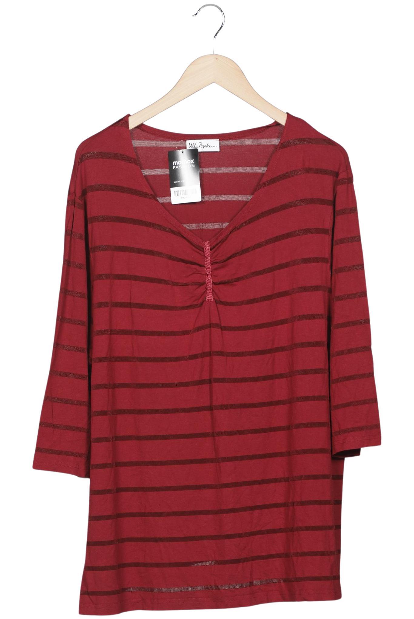 

Ulla Popken Damen Langarmshirt, rot, Gr. 50