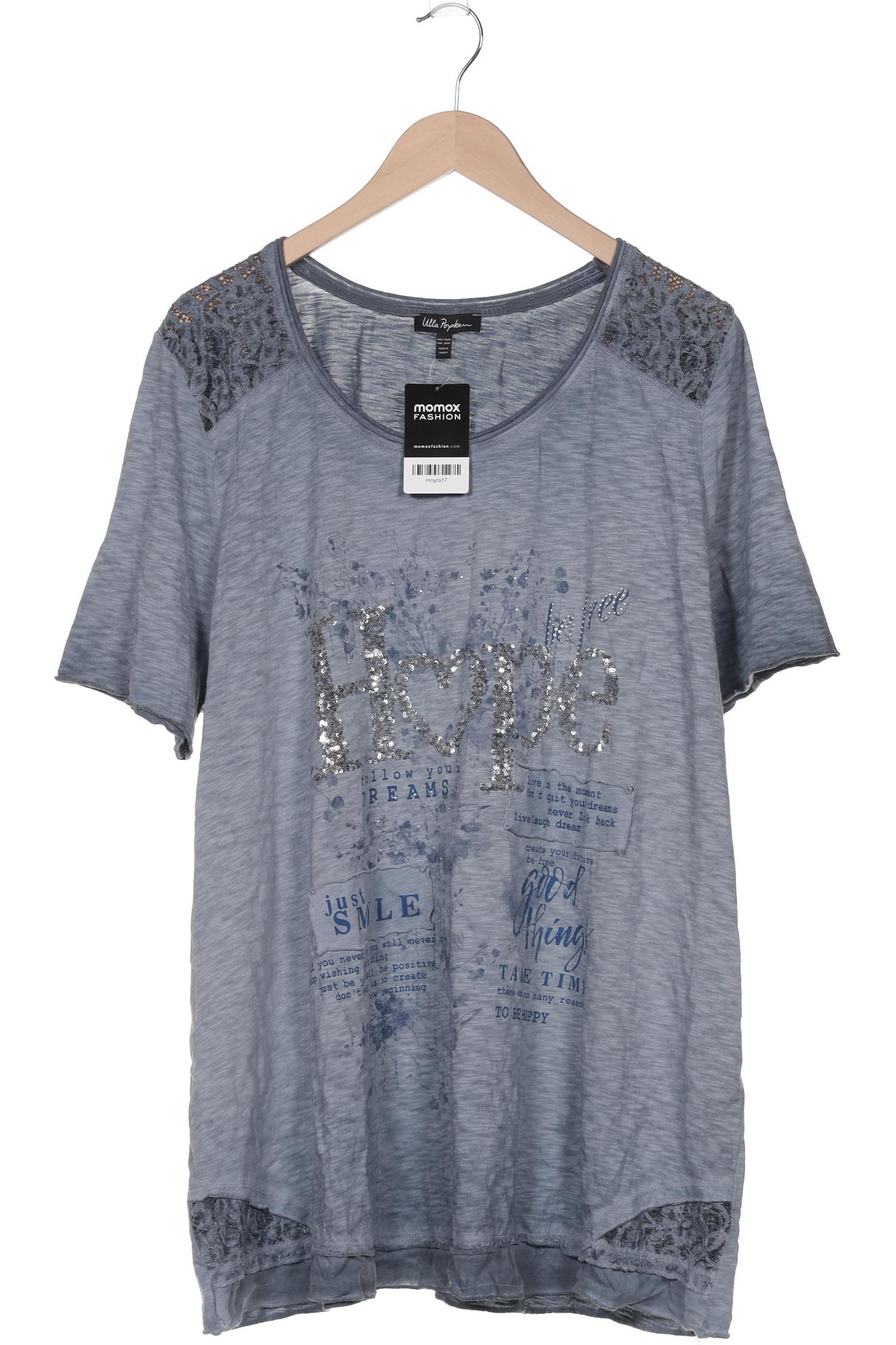 

Ulla Popken Damen T-Shirt, grau, Gr. 50