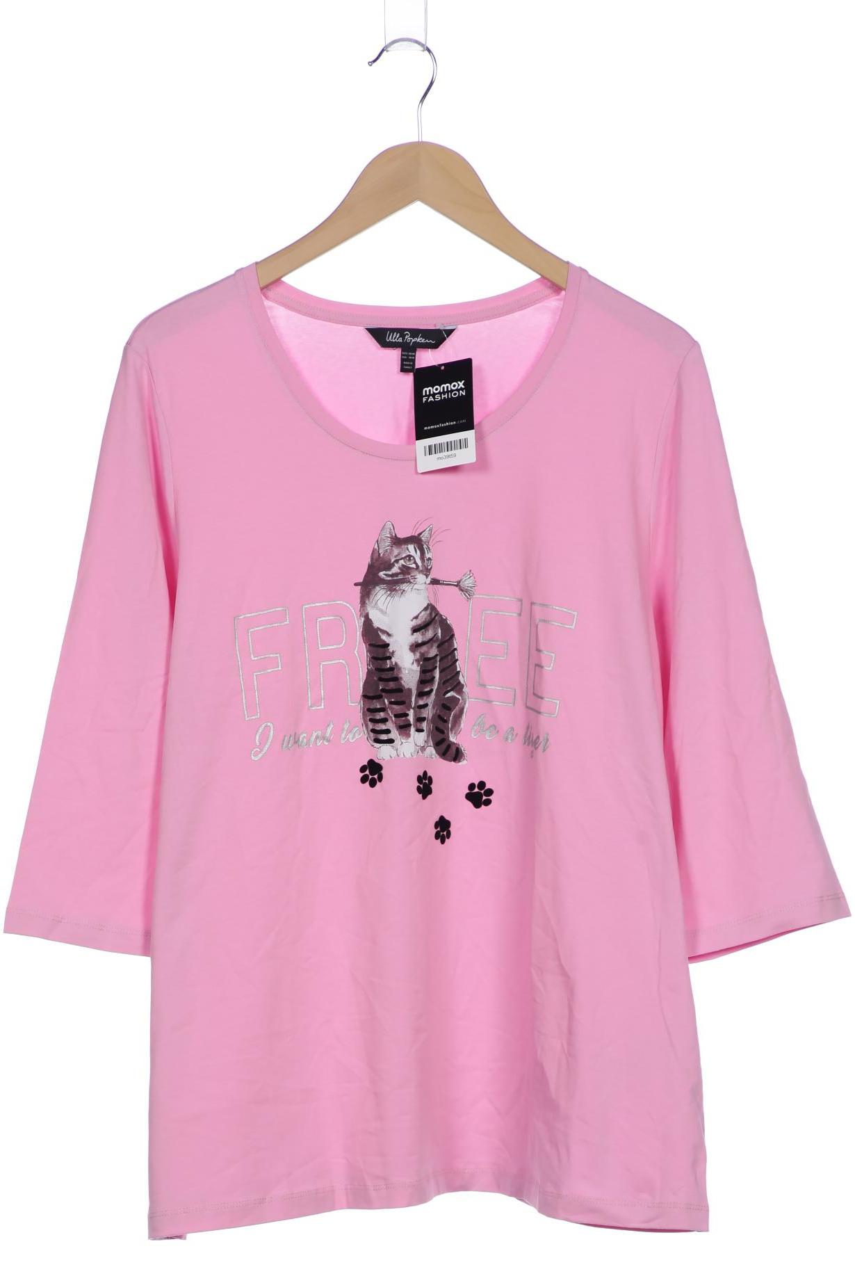 

Ulla Popken Damen Langarmshirt, pink, Gr. 46