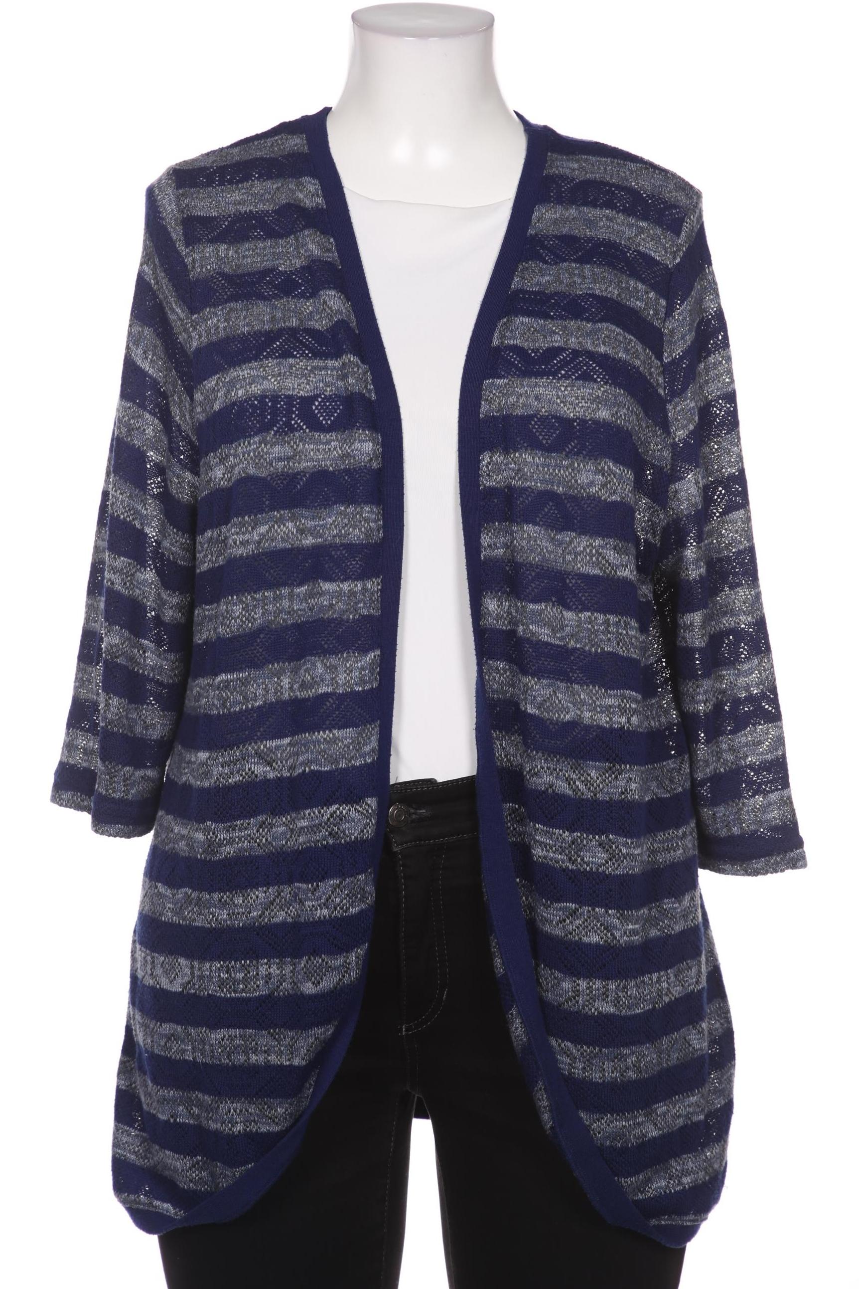 

Ulla Popken Damen Strickjacke, blau, Gr. 50