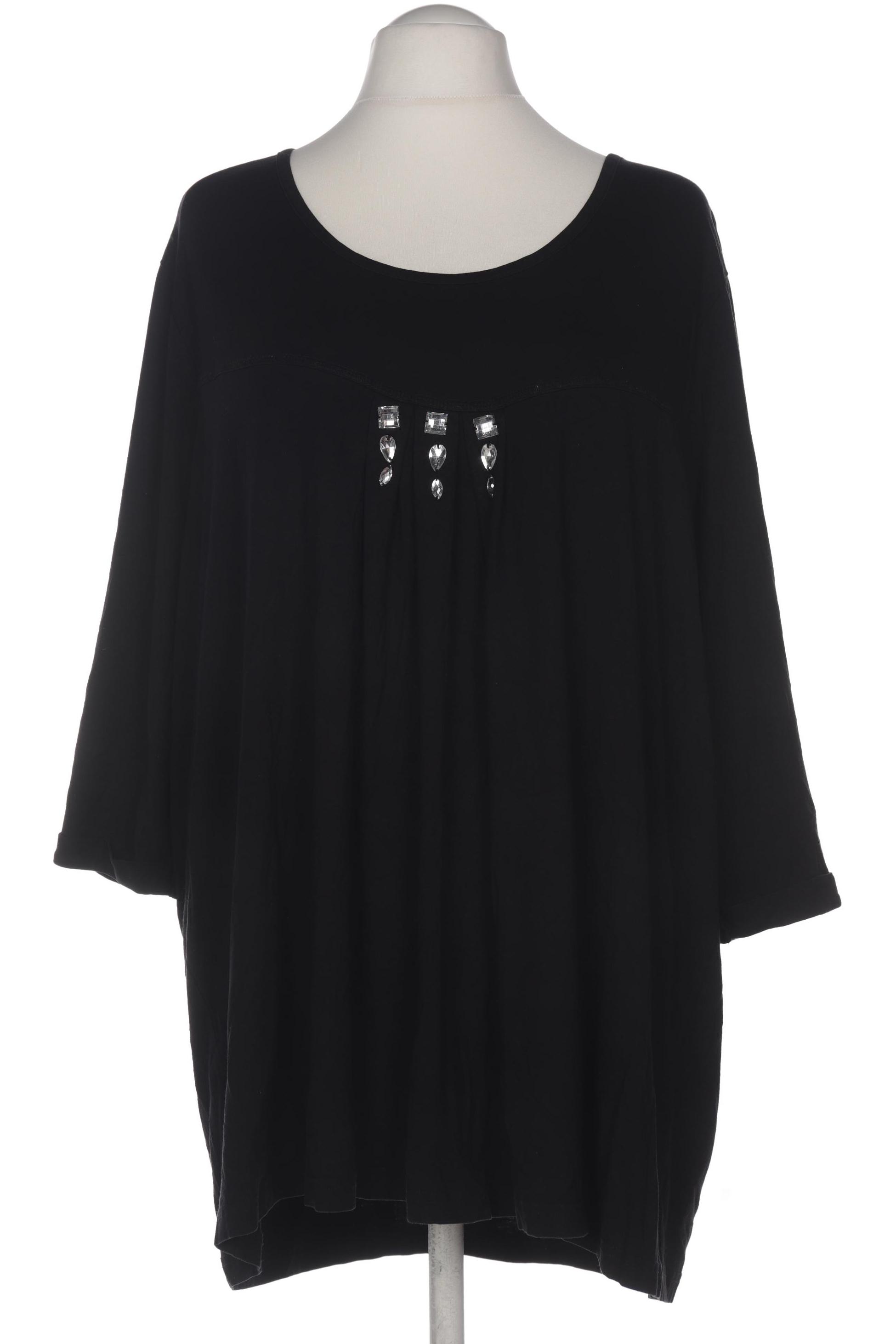

Ulla Popken Damen Langarmshirt, schwarz, Gr. 52