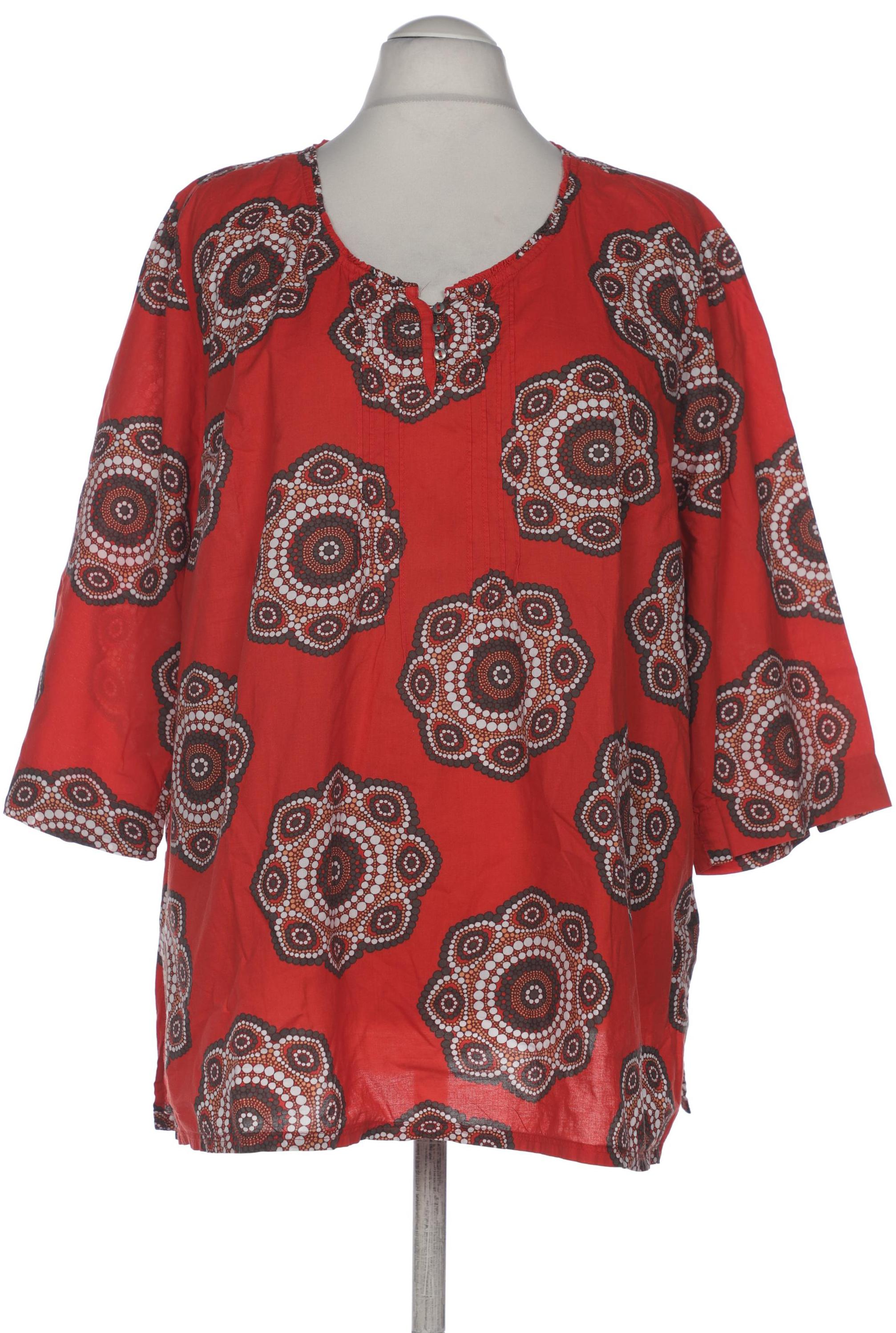 

Ulla Popken Damen Bluse, rot, Gr. 52