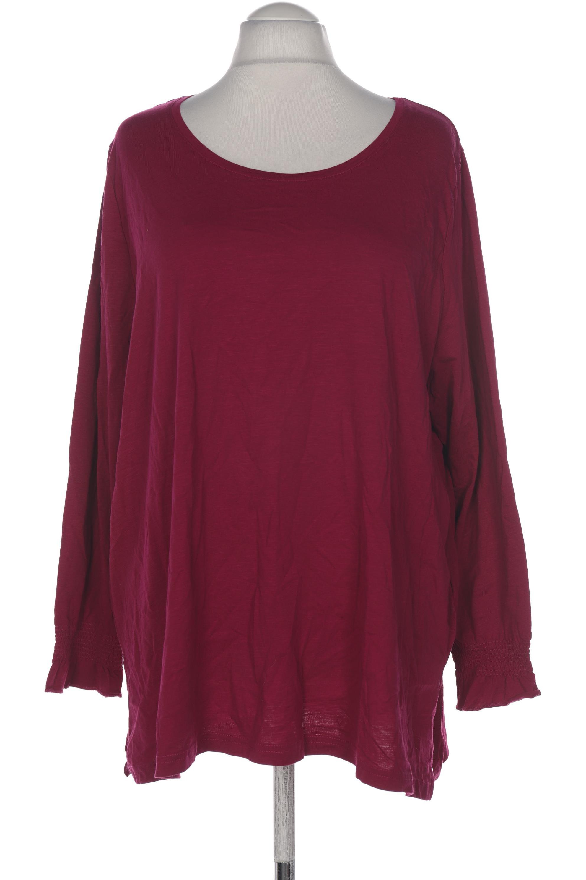 

Ulla Popken Damen Langarmshirt, bordeaux, Gr. 54