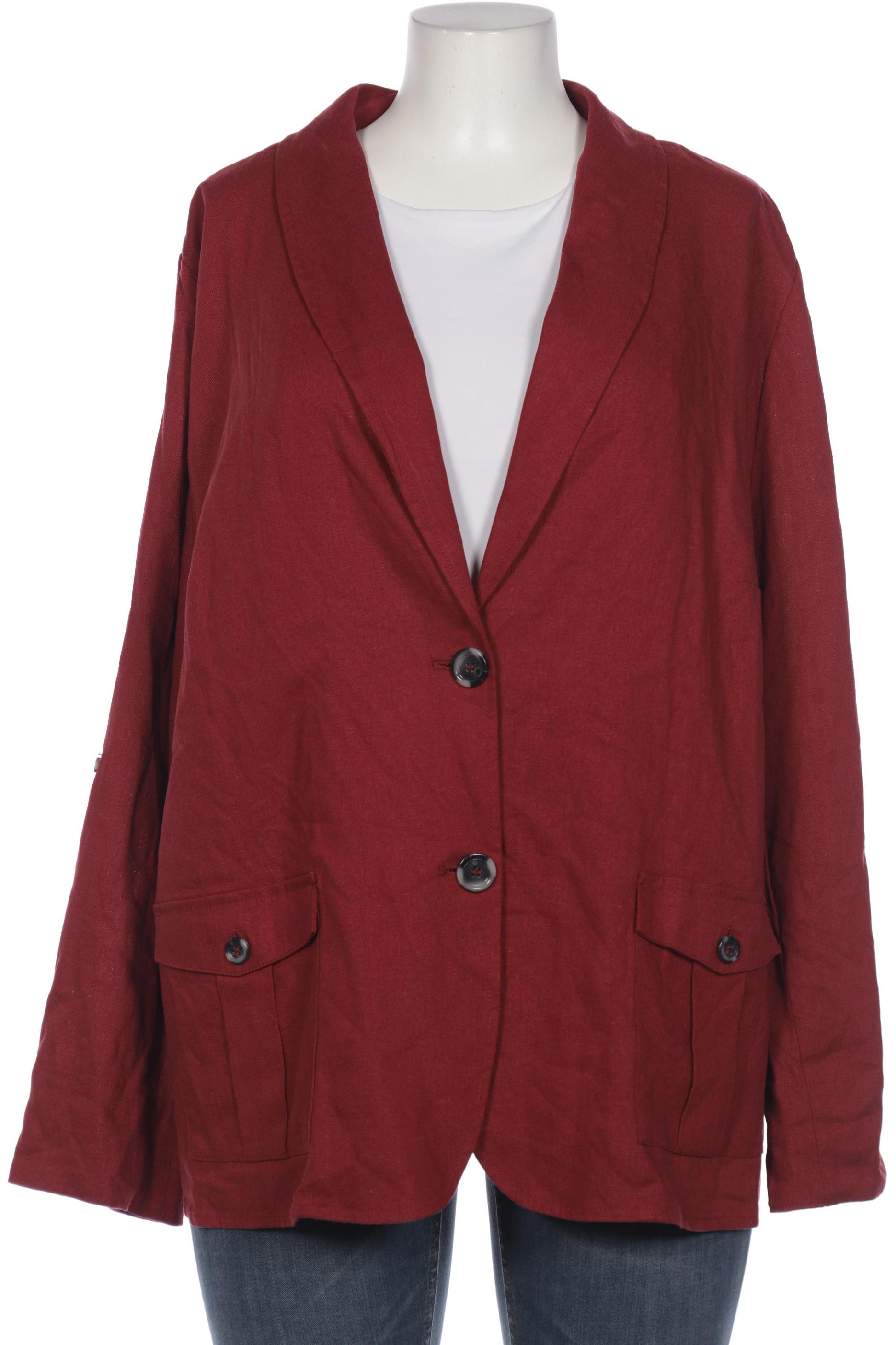

Ulla Popken Damen Blazer, bordeaux, Gr. 52