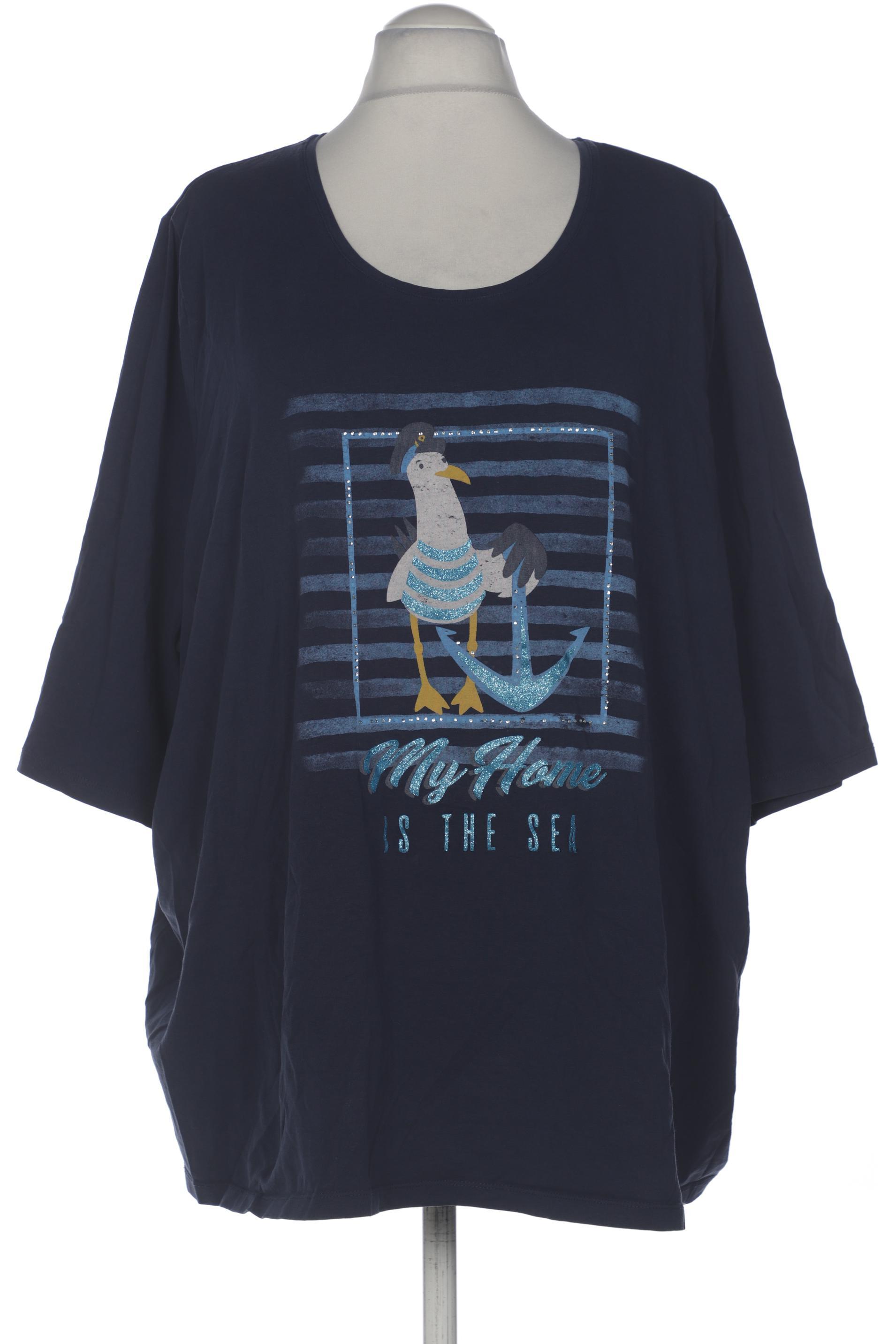 

Ulla Popken Damen T-Shirt, marineblau, Gr. 56