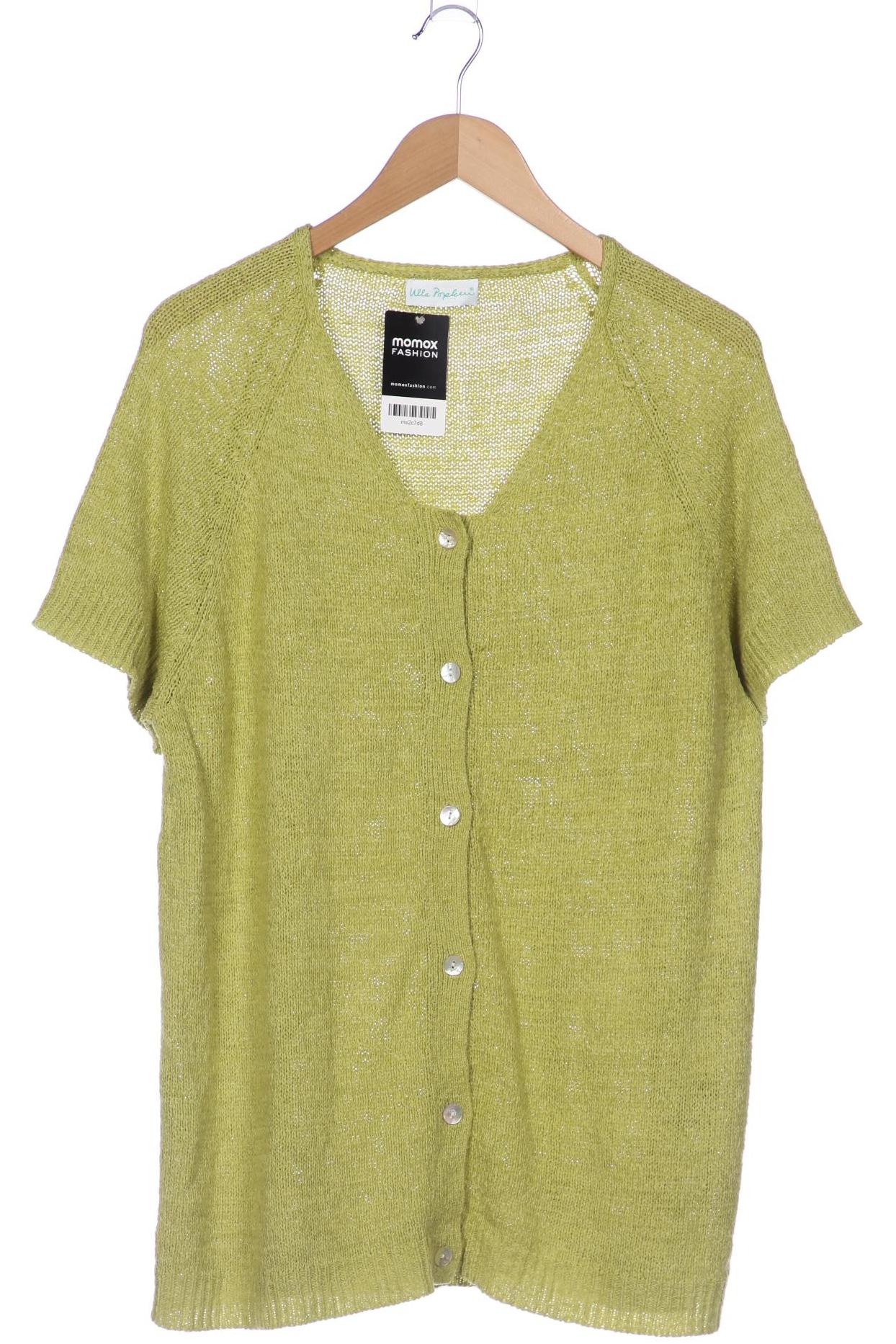 

Ulla Popken Damen Strickjacke, hellgrün, Gr. 42
