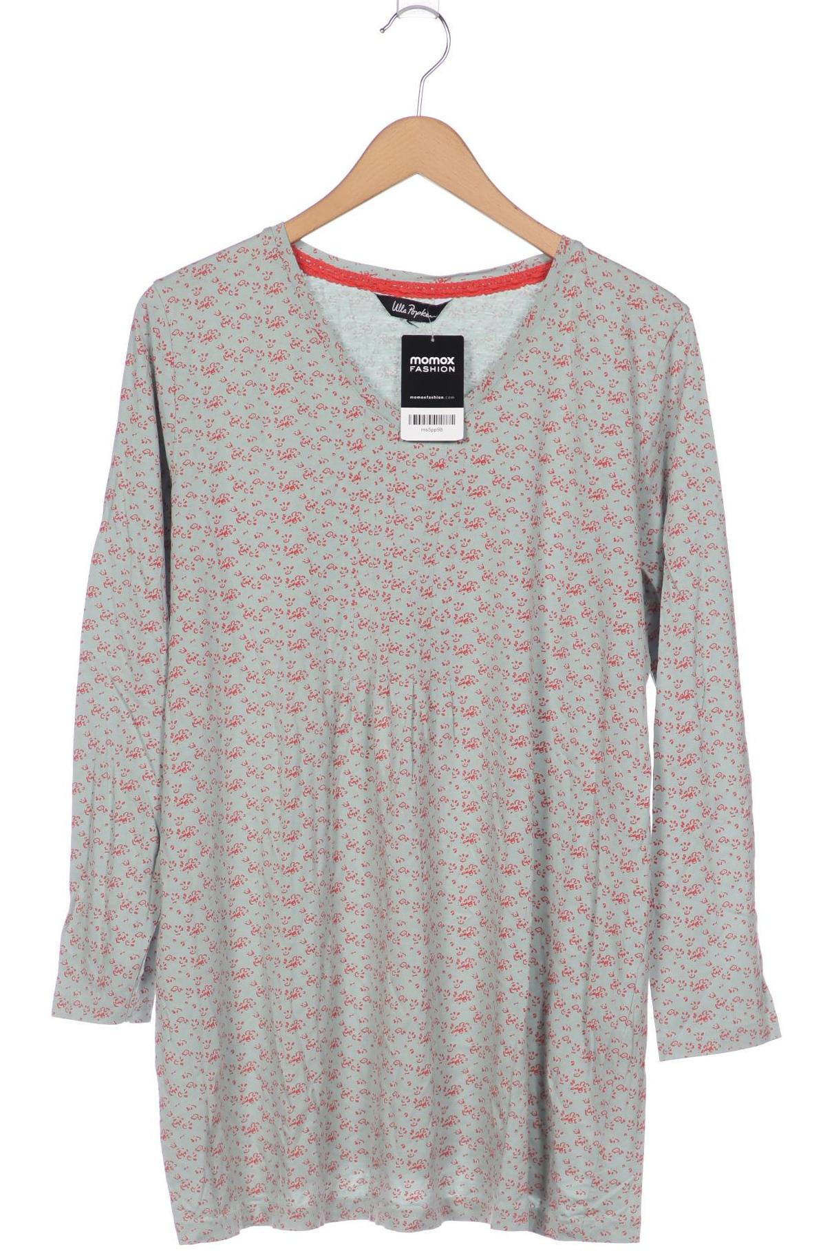 

Ulla Popken Damen Langarmshirt, türkis, Gr. 46